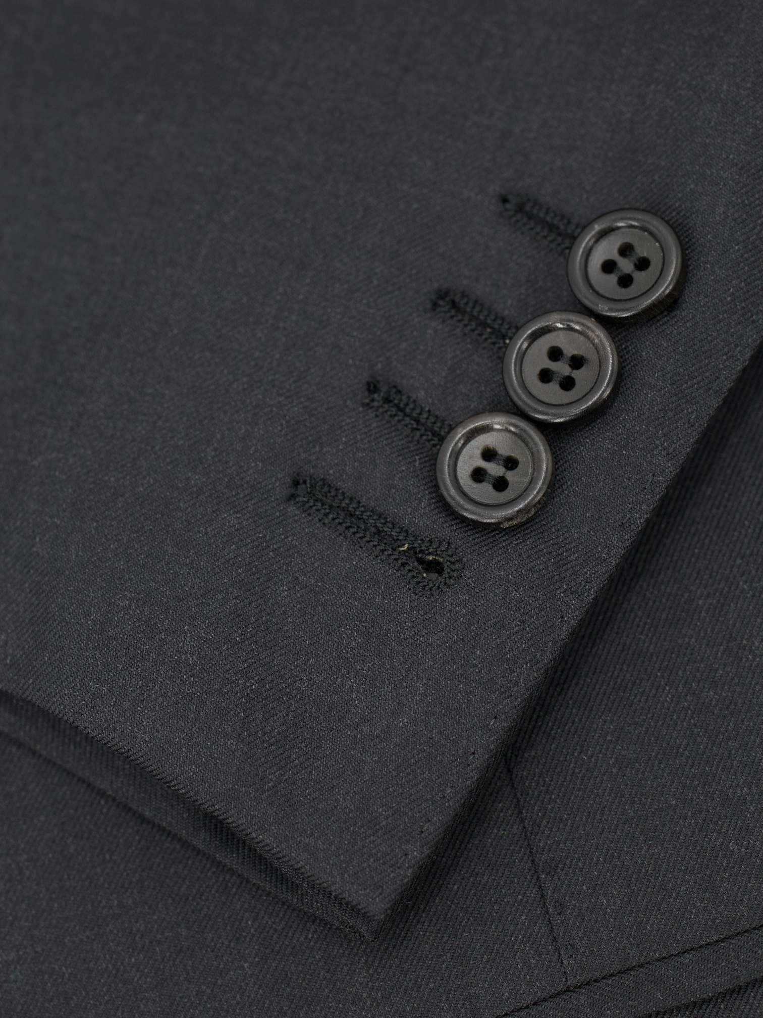 Canali Charcoal Super 150's Wool Twill Suit