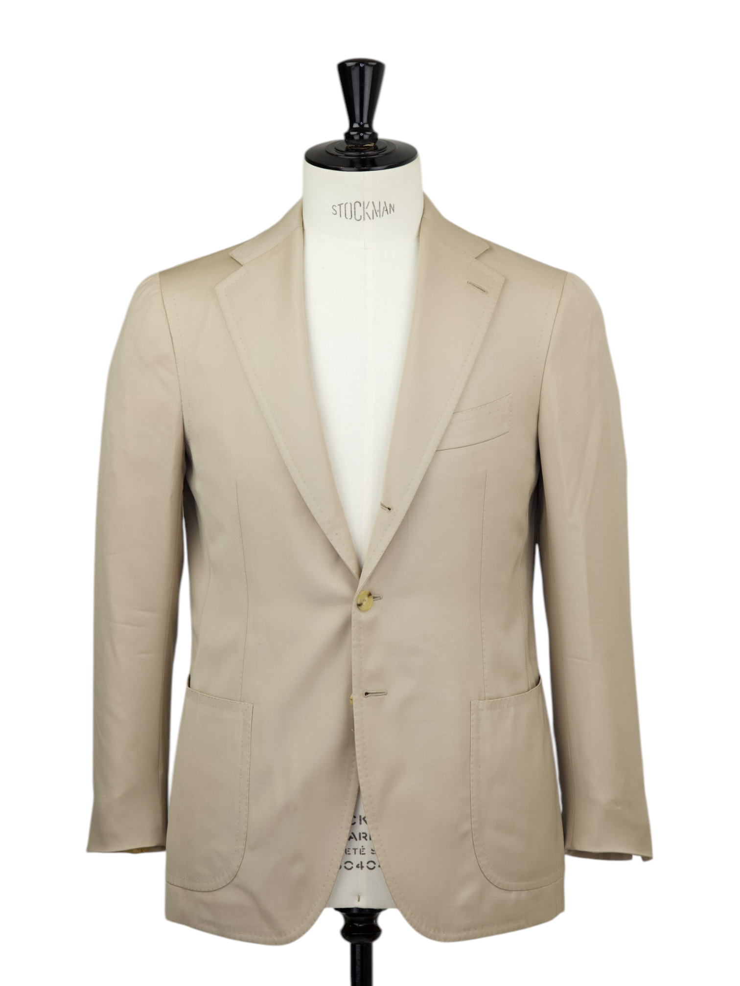 Cesare Attolini Khaki Escorial-Wool Unlined Twill Jacket