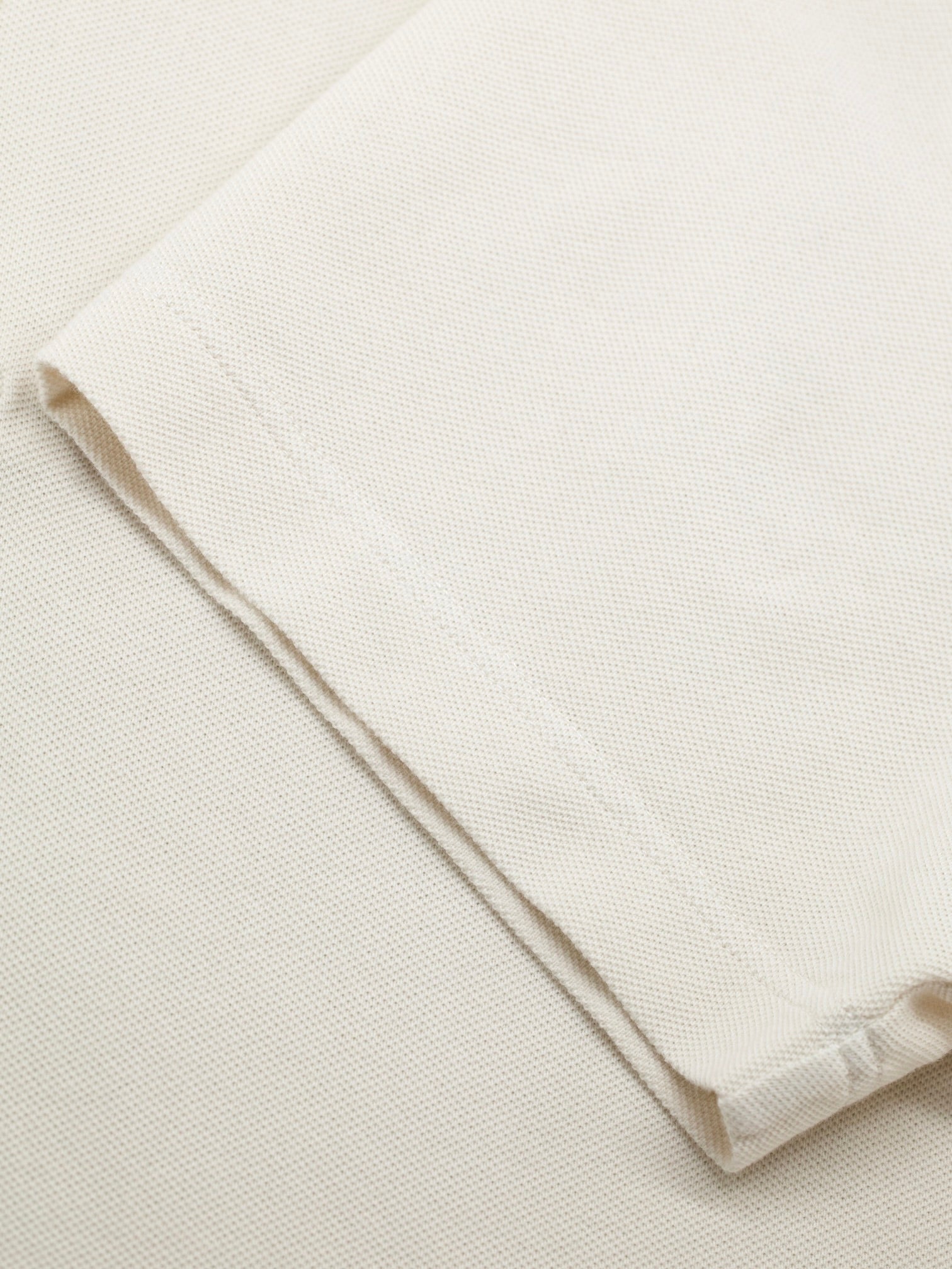 Loro Piana Beige Lightweight Cotton-Pique Polo