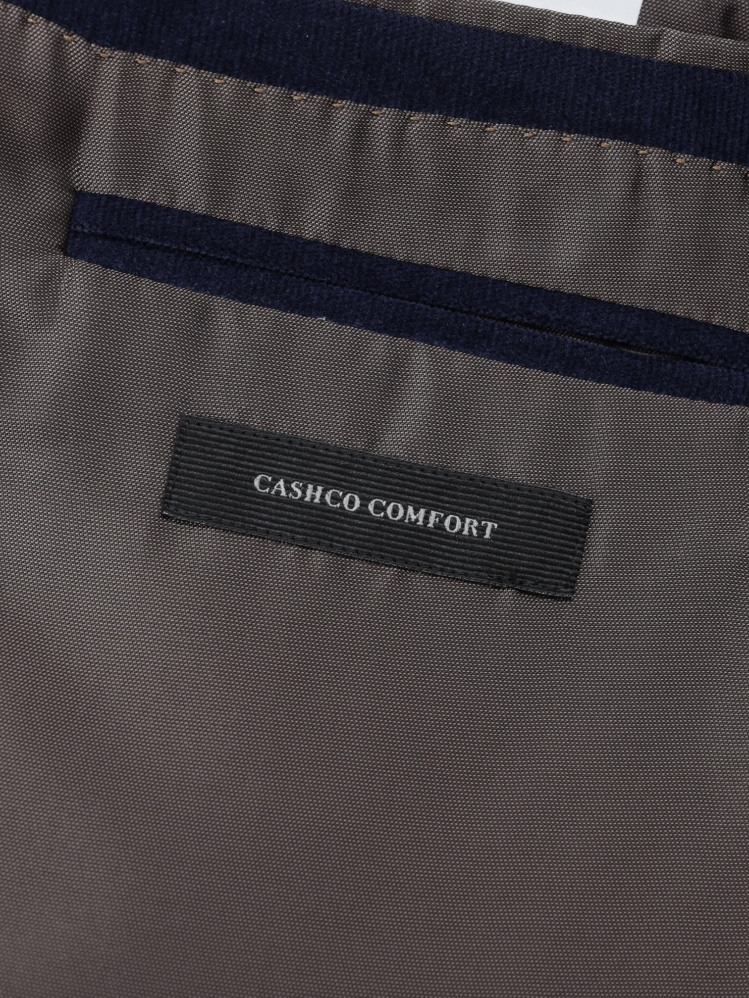 Ermenegildo Zegna Dark Blue Cotton, Cashmere-Stretch "Cashco Comfort" Mila Jacket