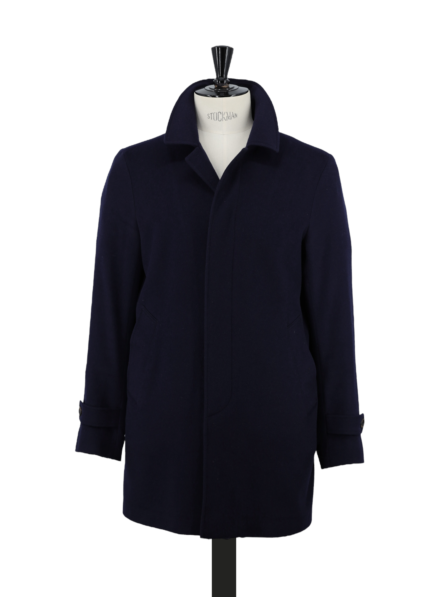 Luigi Borrelli Navy Pure Camel "Royal Collection" Carcoat
