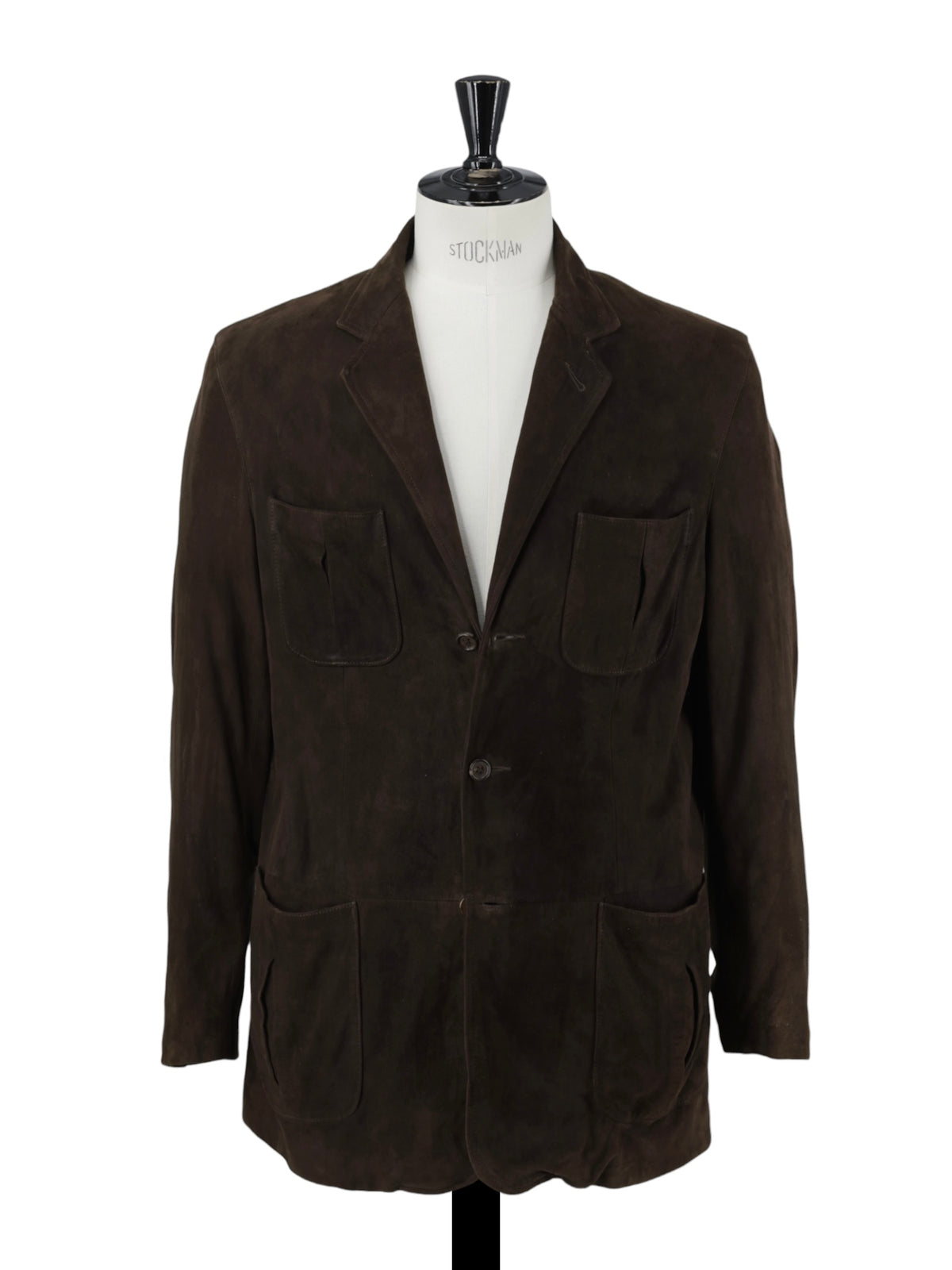 Ralph Lauren Dark Brown Suede Fieldjacket Blazer Jacket