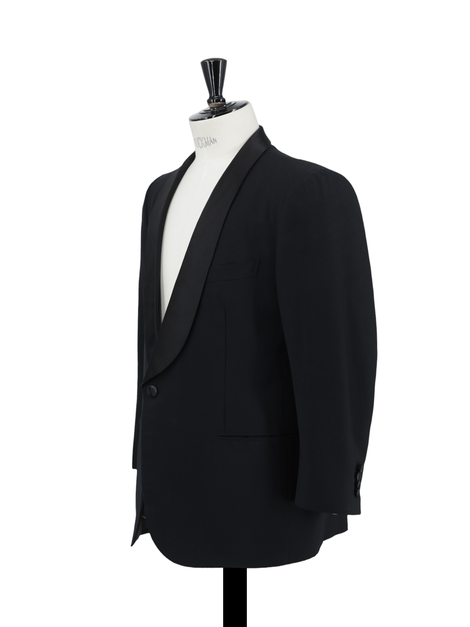 Brioni Black Vintage Roman-Style "James Bond" Dinner Jacket