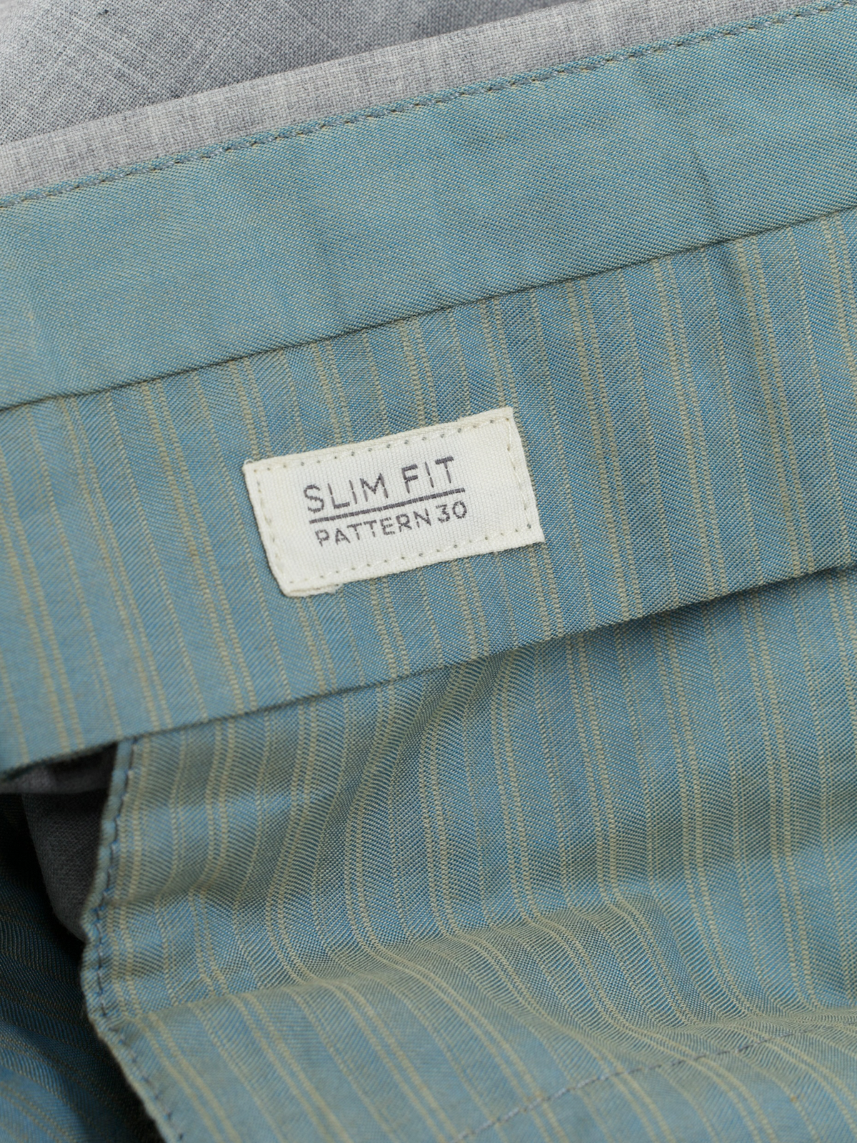 Incotex Light Grey Fine-Wool Melange Trousers