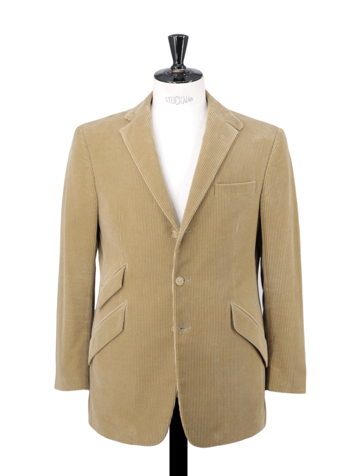 Ralph Lauren Purple Label Light Brown Cotton-Corduroy Hacking Jacket