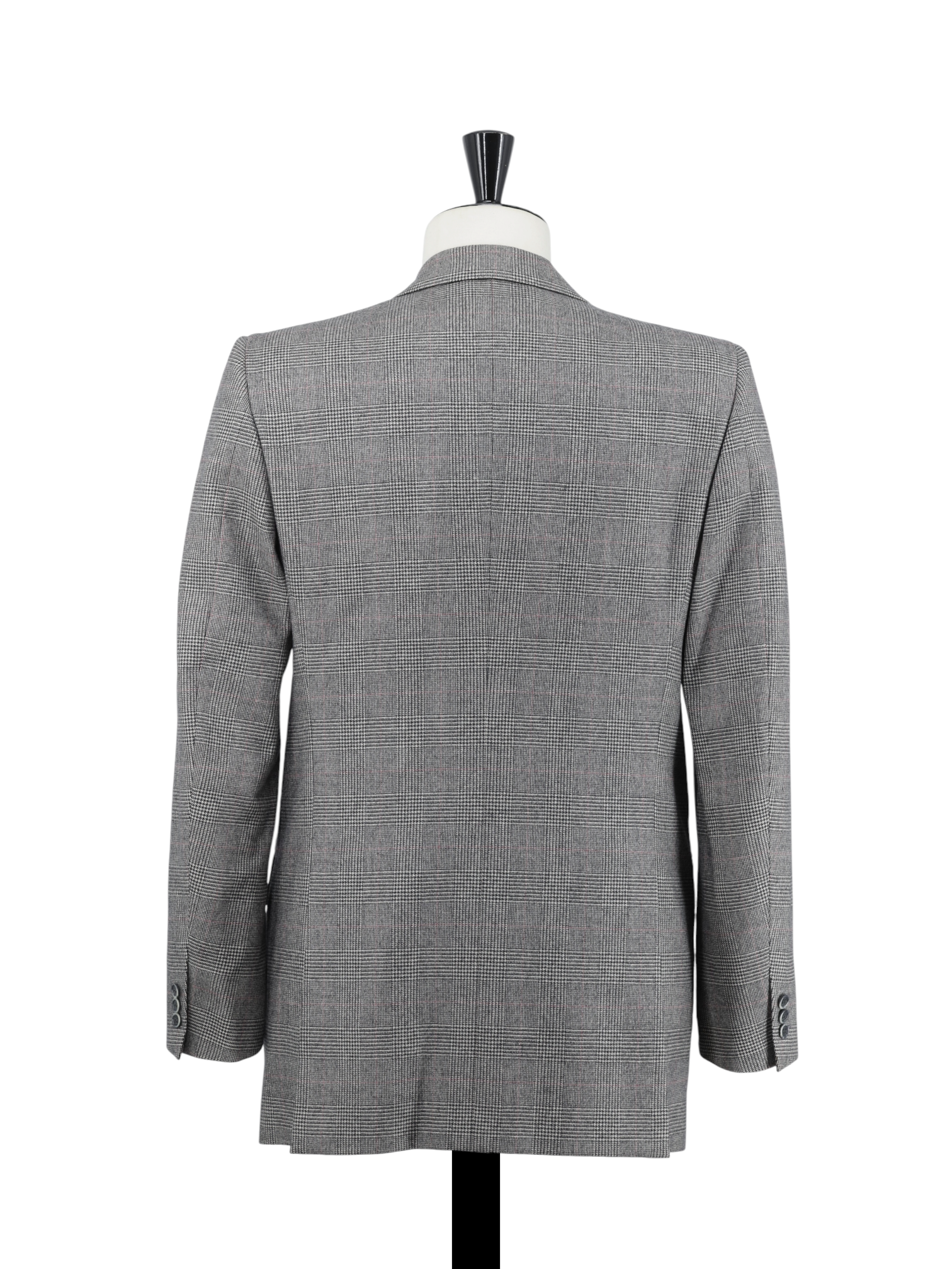 Brioni Grey & Red Double Breasted Prince of Wales Roman-Style Suit