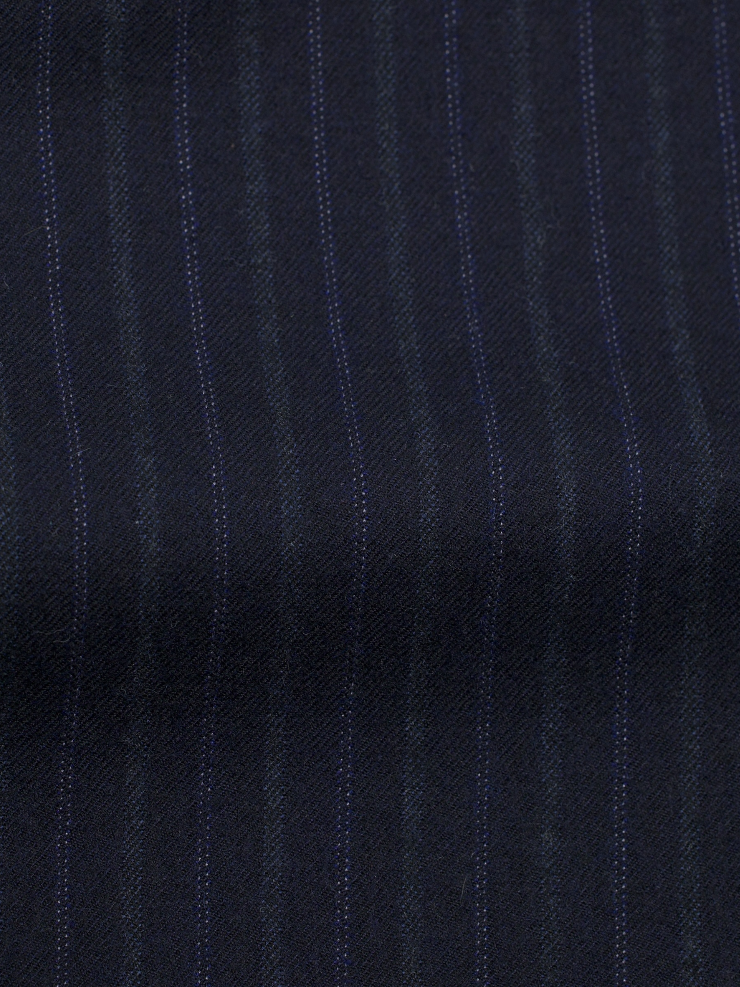Cesare Attolini Navy Pure-Cashmere Shadow-Stripe Sartorial Winter Suit