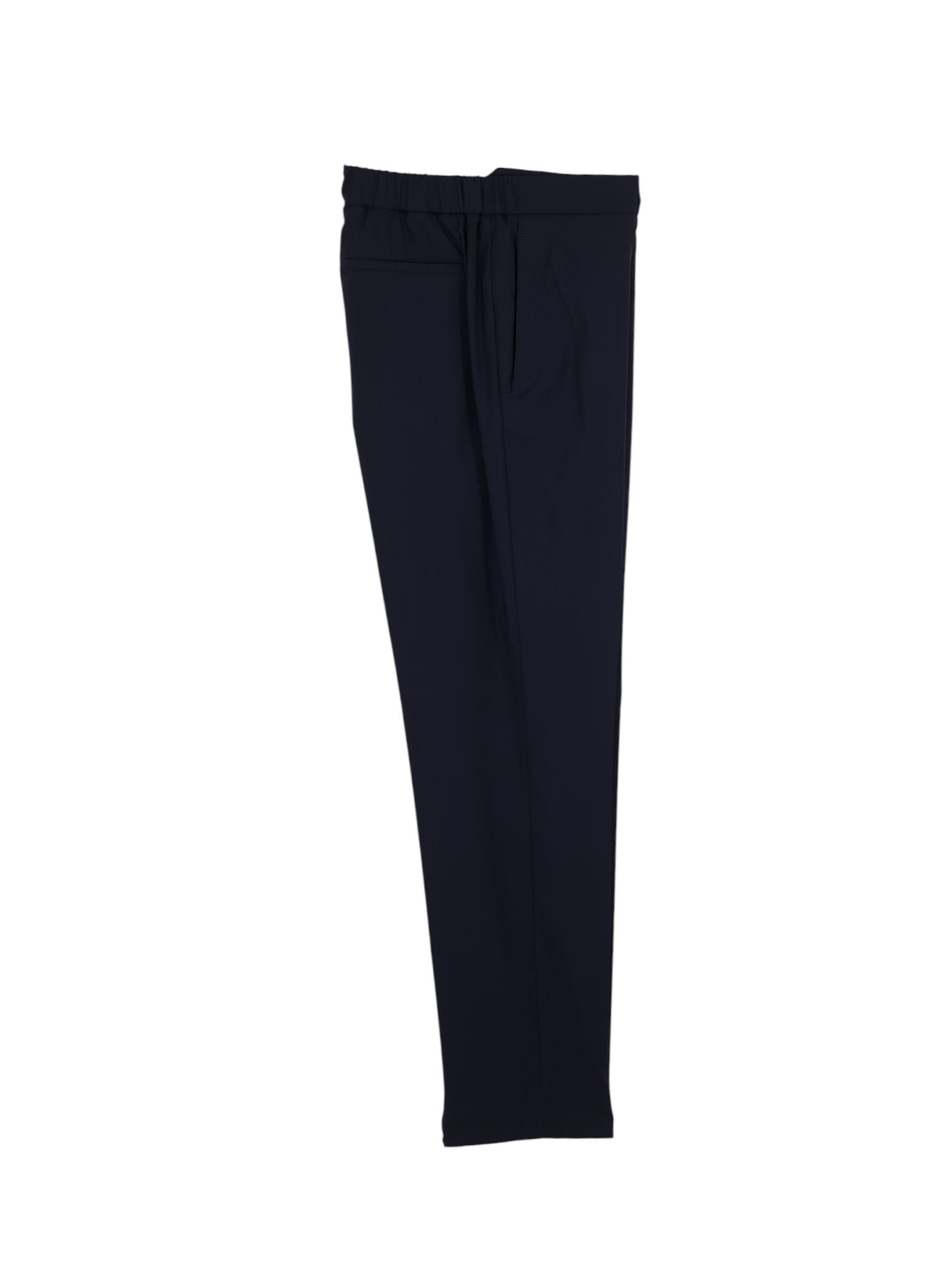 Loro Piana Navy Wool, Microfibre & Silk Leisure City Trousers