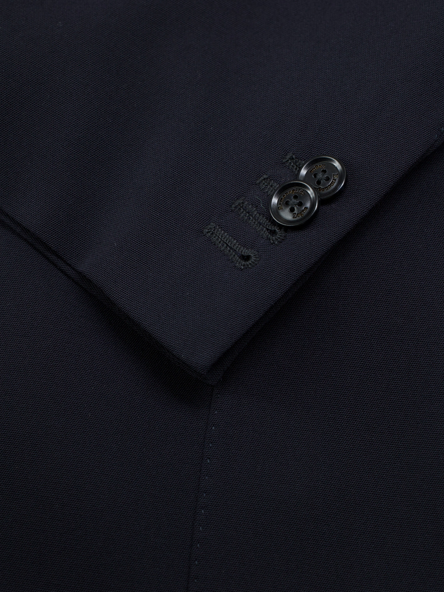 Ermenegildo Zegna Black Trofeo-Wool Unlined "Travel" Jacket