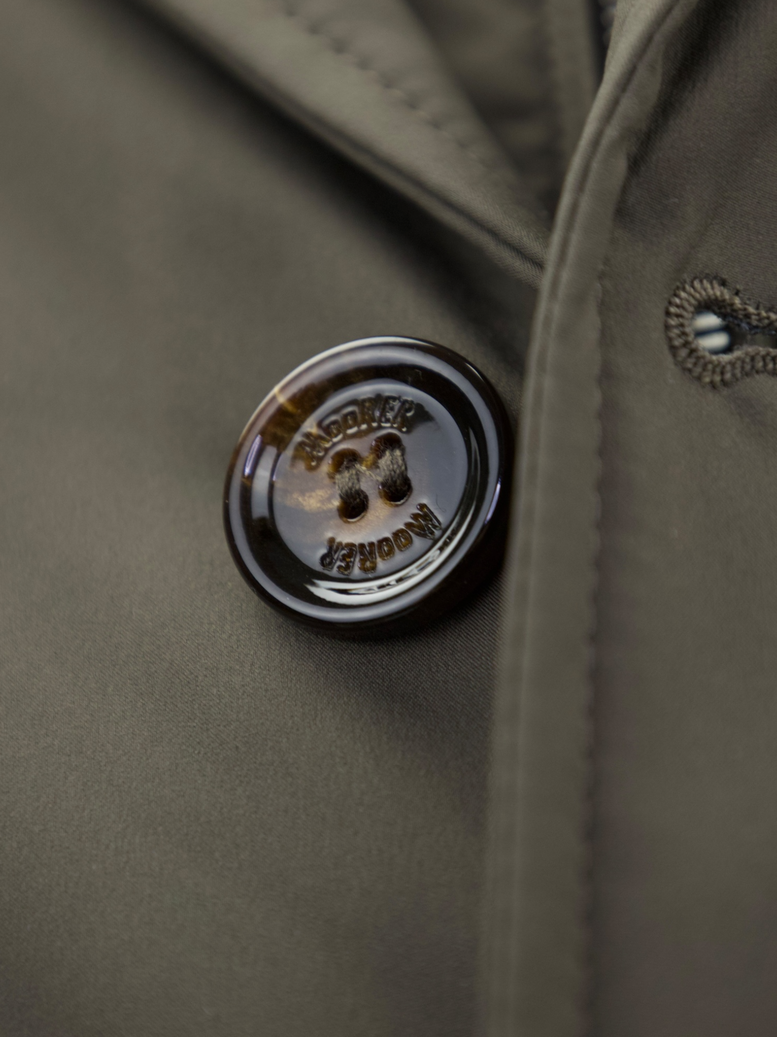 MooRER Olive Green Water-repellent Vespa Jacket