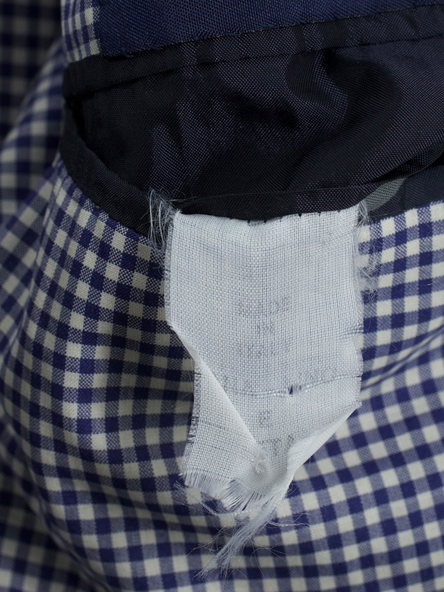 Orazio Luciano Blue & White Lightweight-Wool Gingham-Check Jacket
