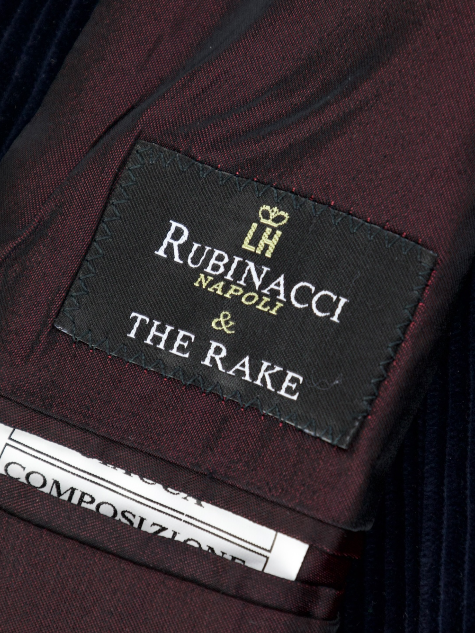 Rubinacci Dark Blue Cotton Corduroy Jacket