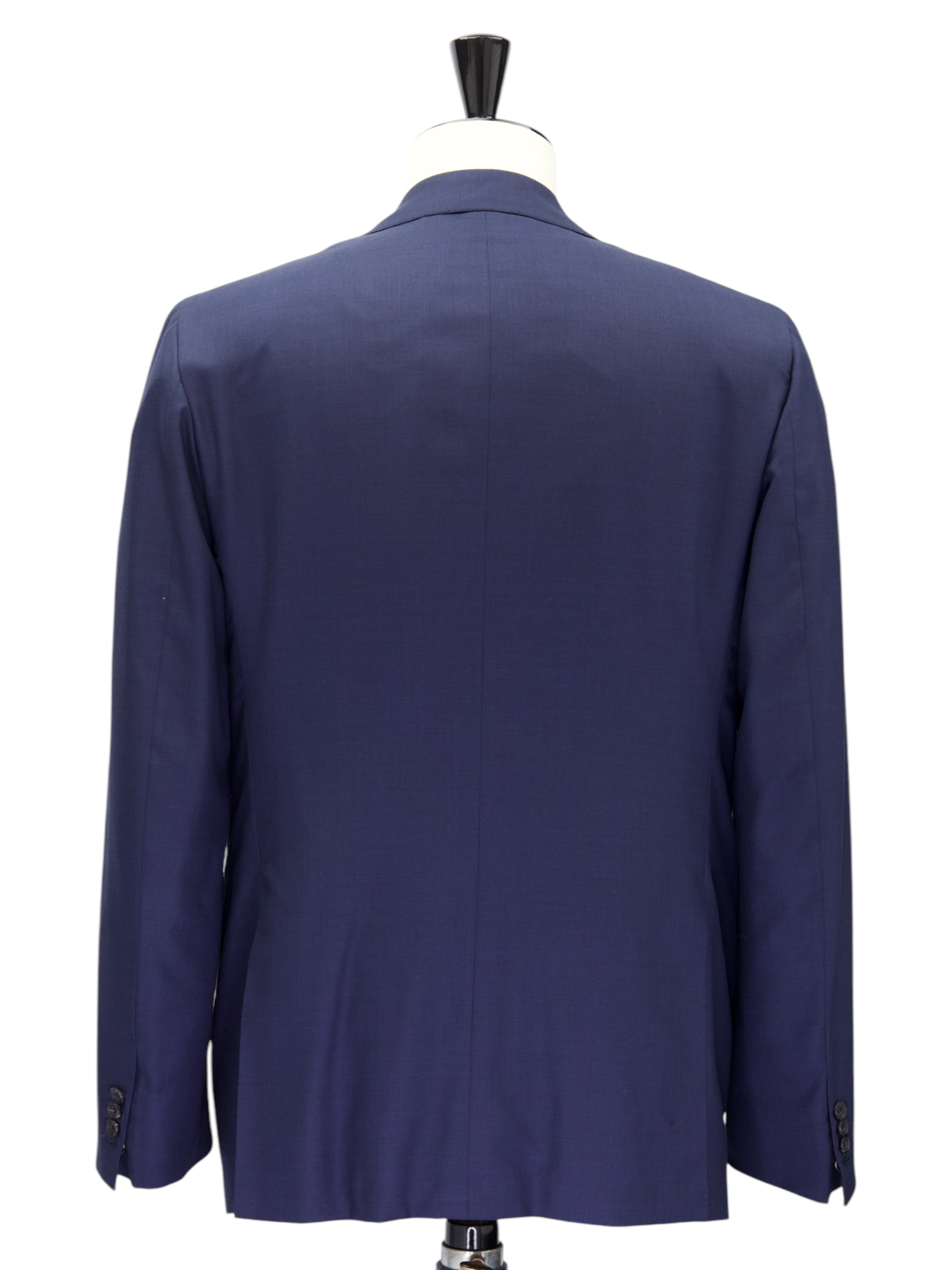 Kiton Navy 14-Micron Pinpoint Suit + Extra Trousers