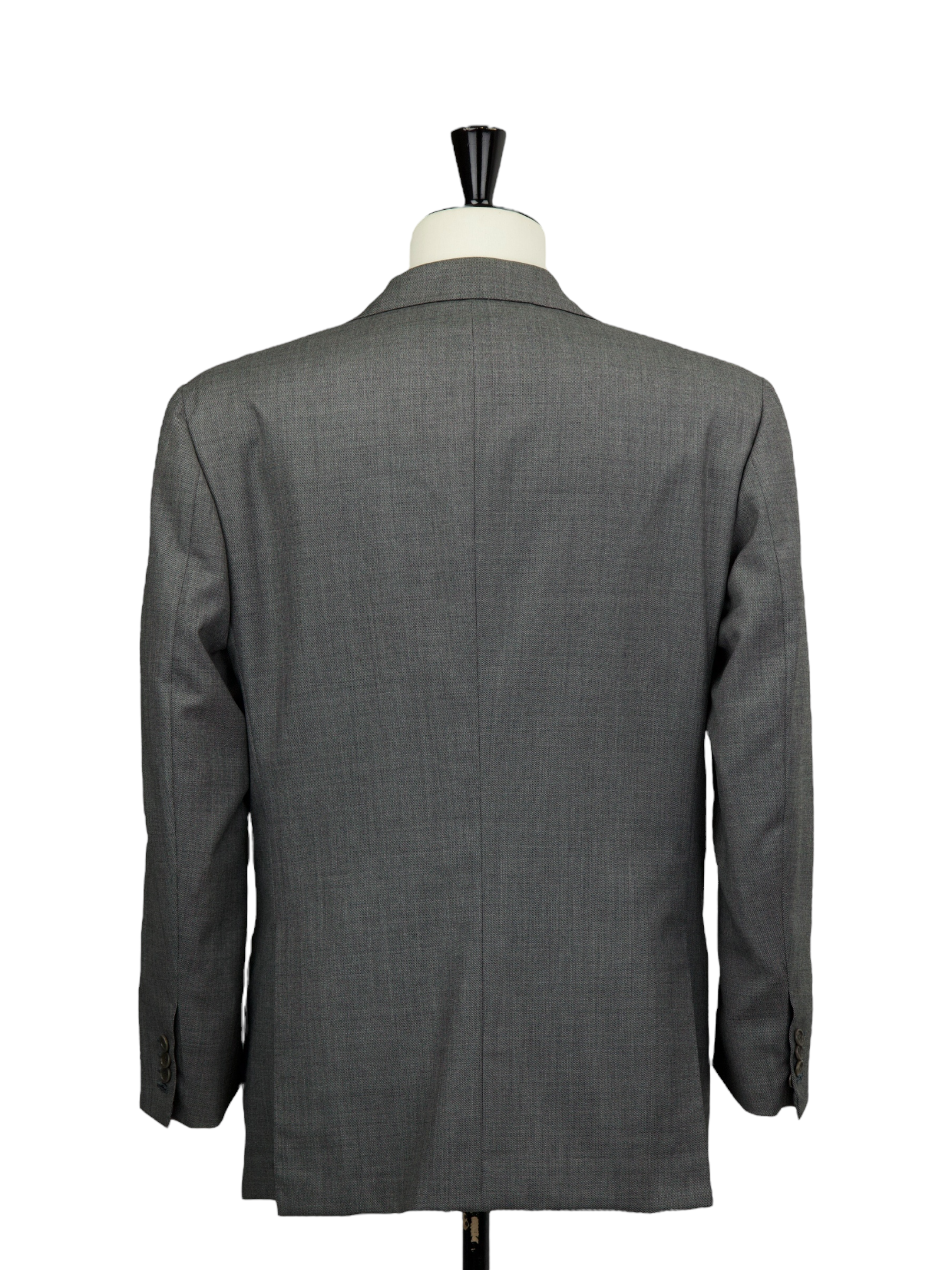 Kiton Grey Wool Regular-Fit Sharkskin Suit