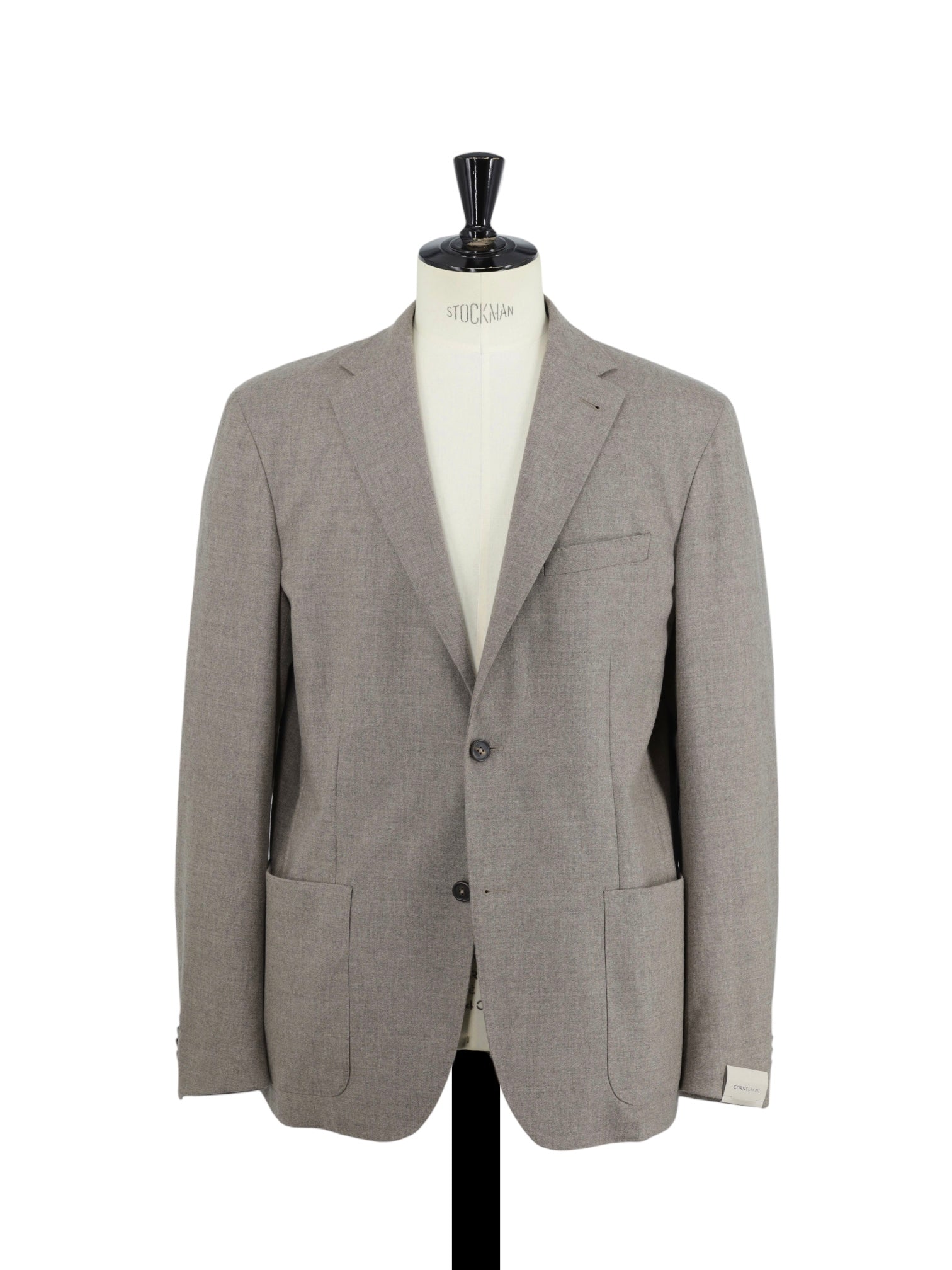 Corneliani Light Brown Wool, Cashmere & Stretch Unlined "Whisper" Jacket