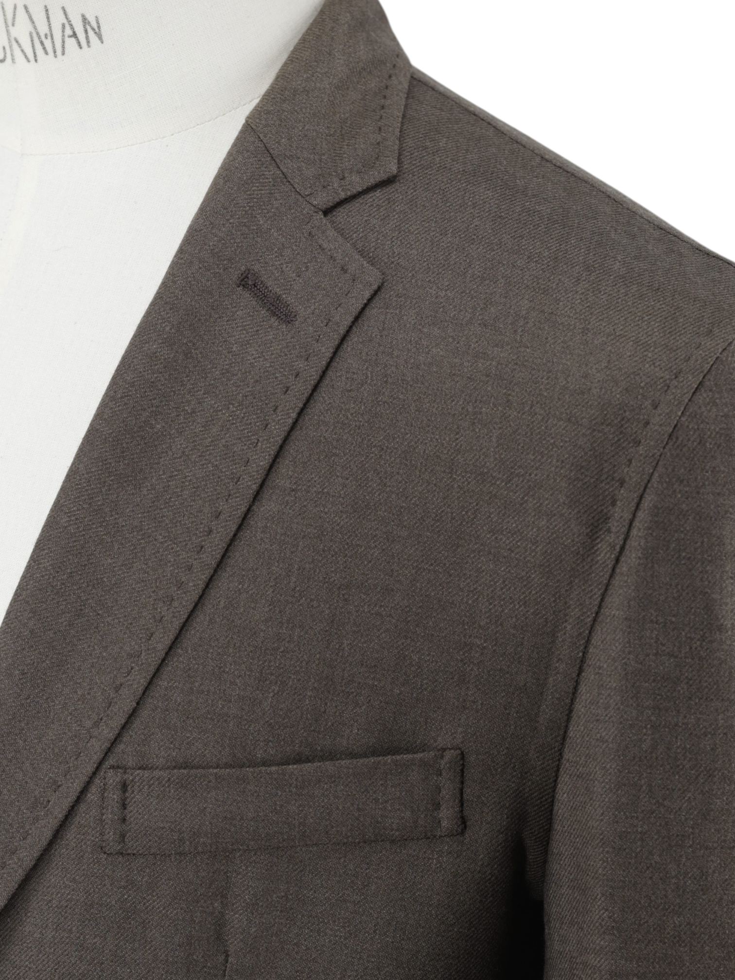 Brioni Taupe Wool & Silk Unconstructed "Metallica Collection" Jacket