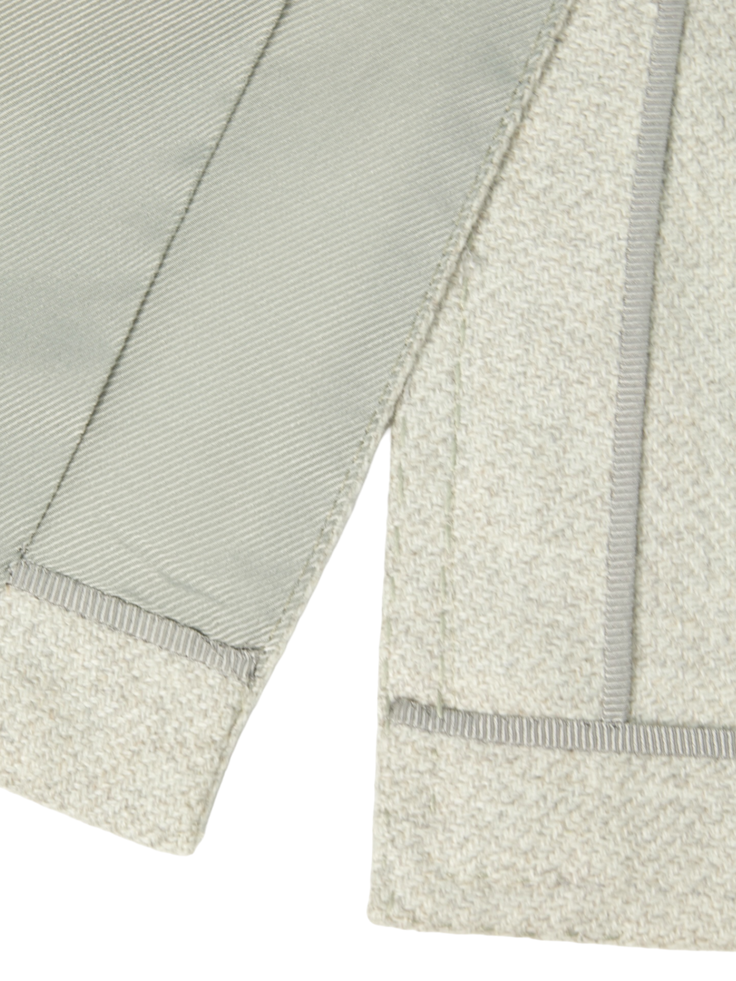 Cesare Attolini Light Grey Cashmere Micro-Structure Jacket