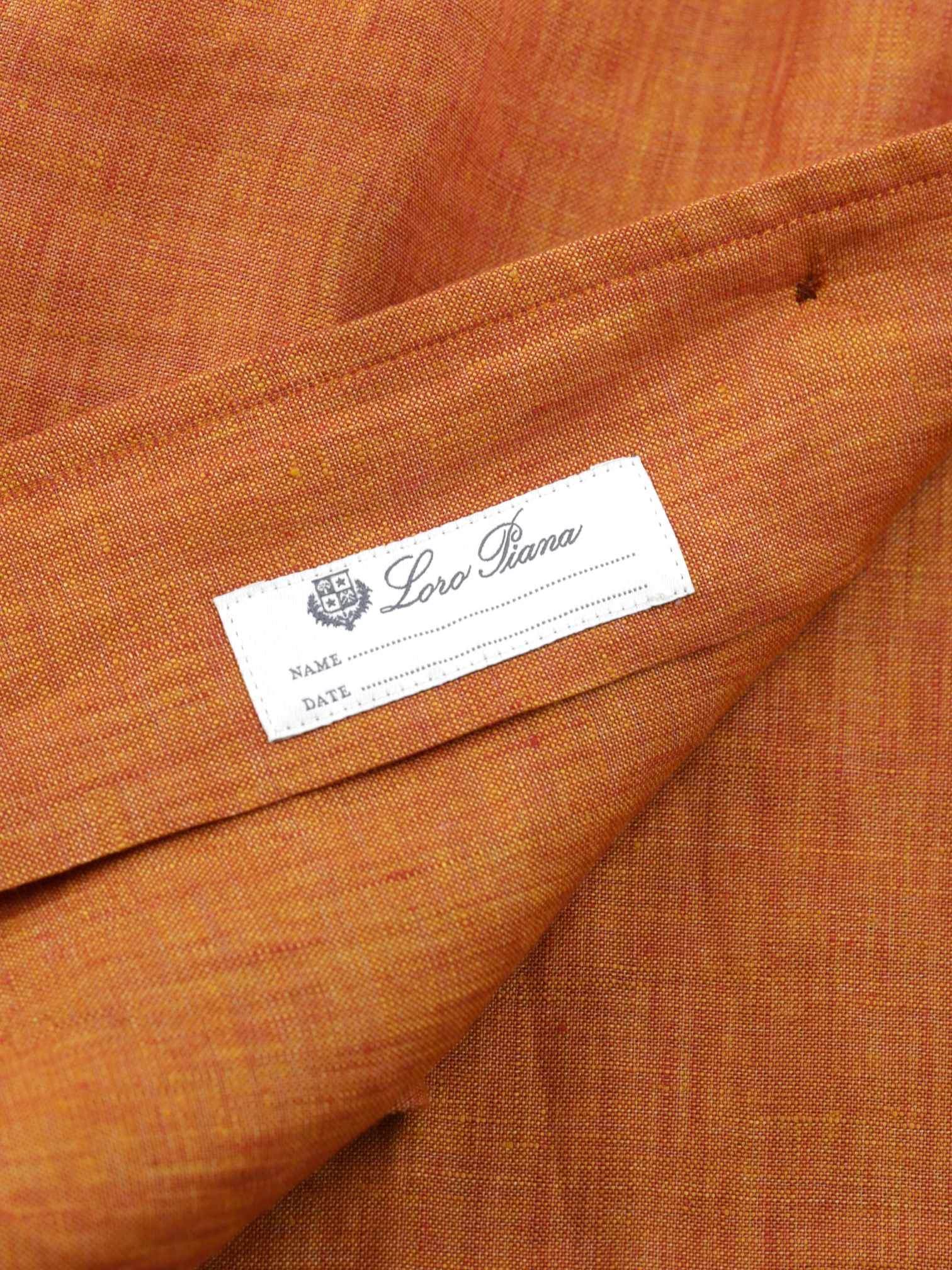 Loro Piana Terracotta André Garment-Dyed Linen Summer Shirt