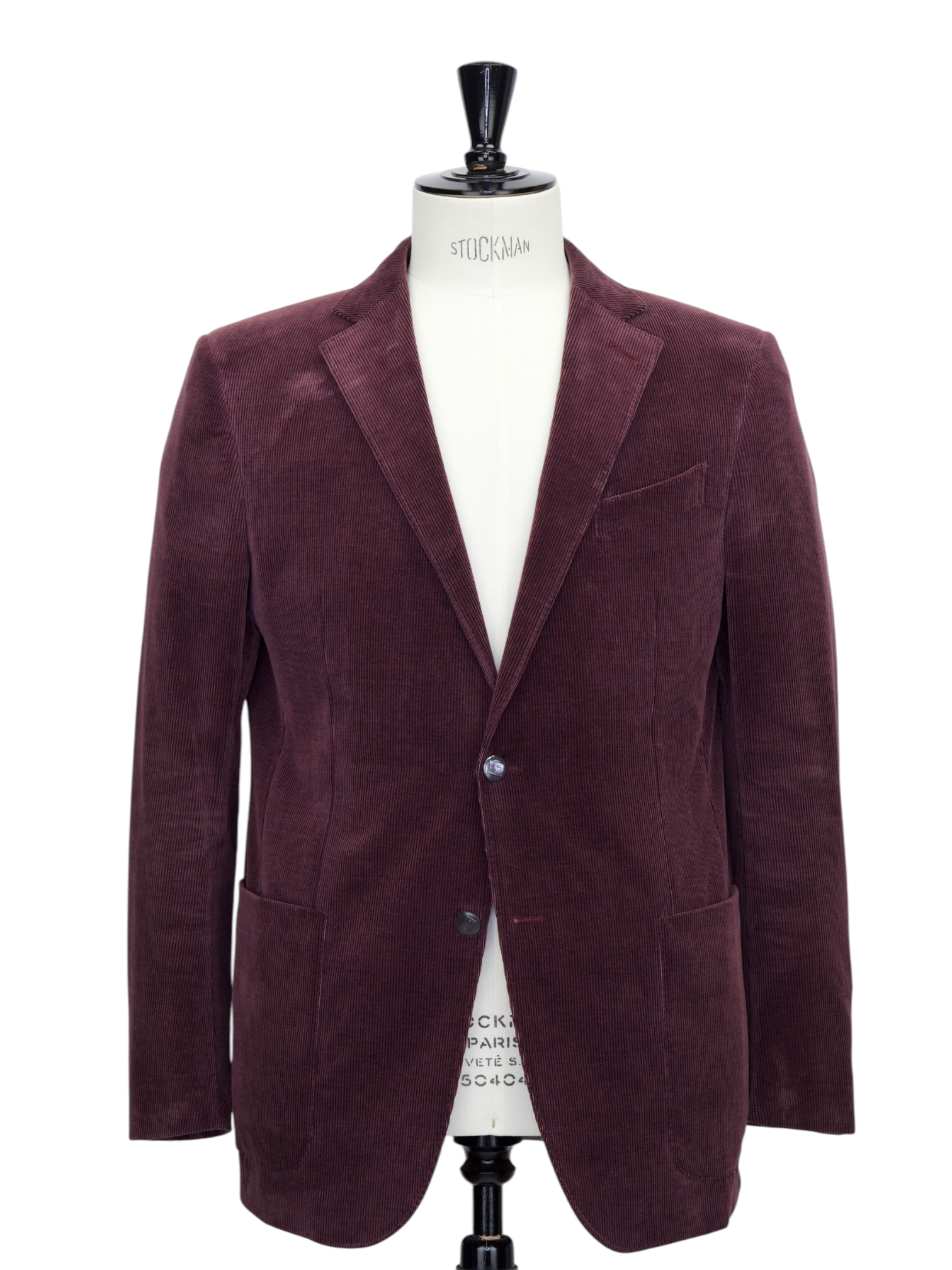 Ermenegildo Zegna Aubergine Cotton & Cashmere “Cashco Comfort” Corduroy Jacket