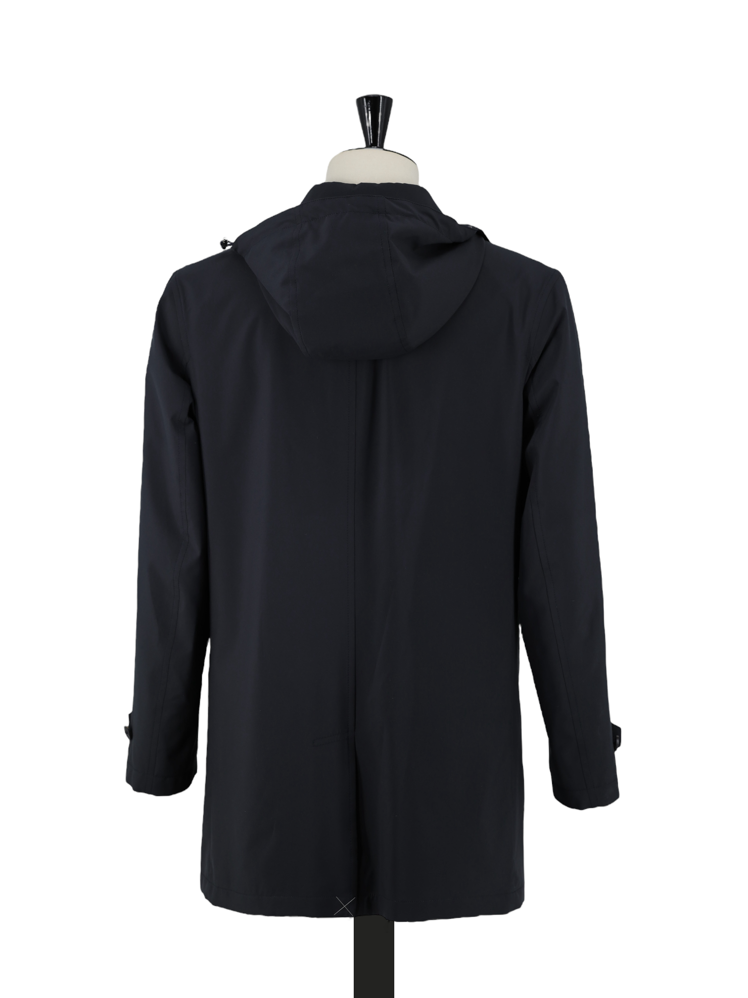 Brioni Deep Navy "Performa" Sartorial Raincoat Parka