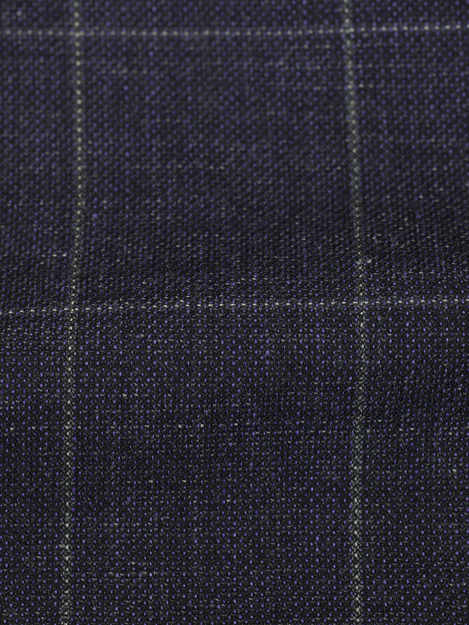 Tom Ford Dark-Indigo Wool, Linen & Silk Windowpane Windsor Jacket