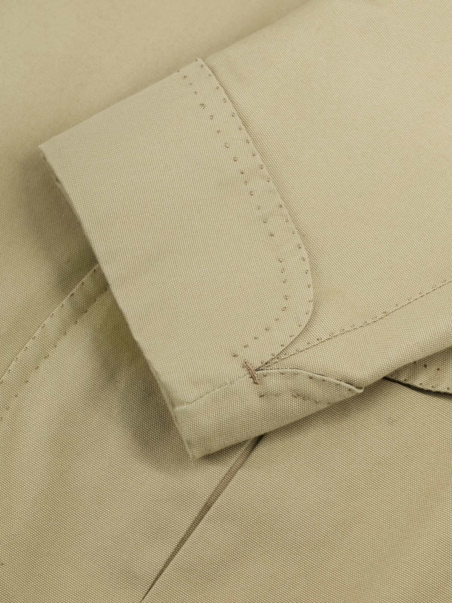 Orazio Luciano Beige Pure-Cotton Sartorial-Safari Jacket