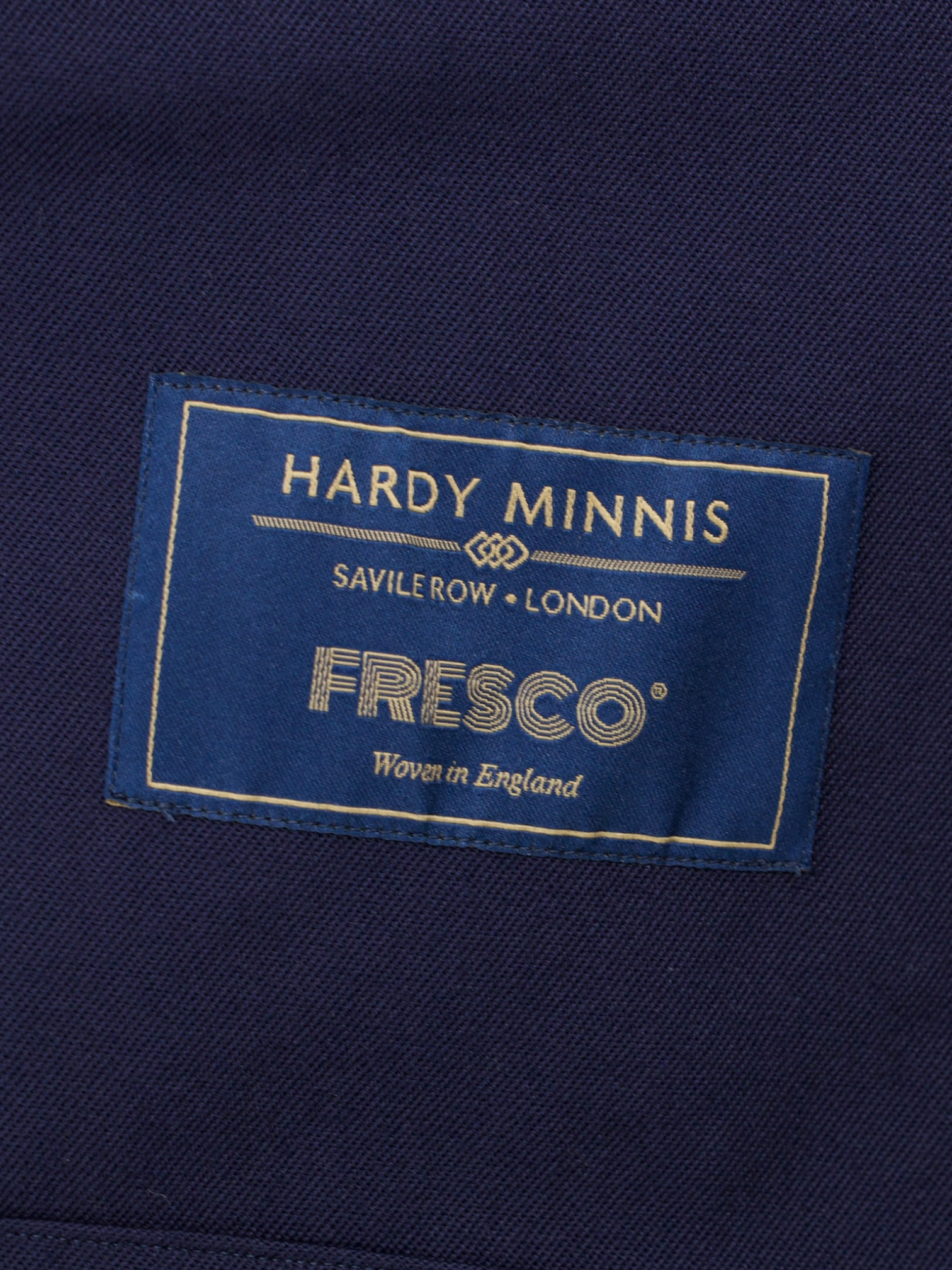 100 Hands Navy Hardy Minnis Fresco-Wool Contrast-Stitched Traveller Jacket