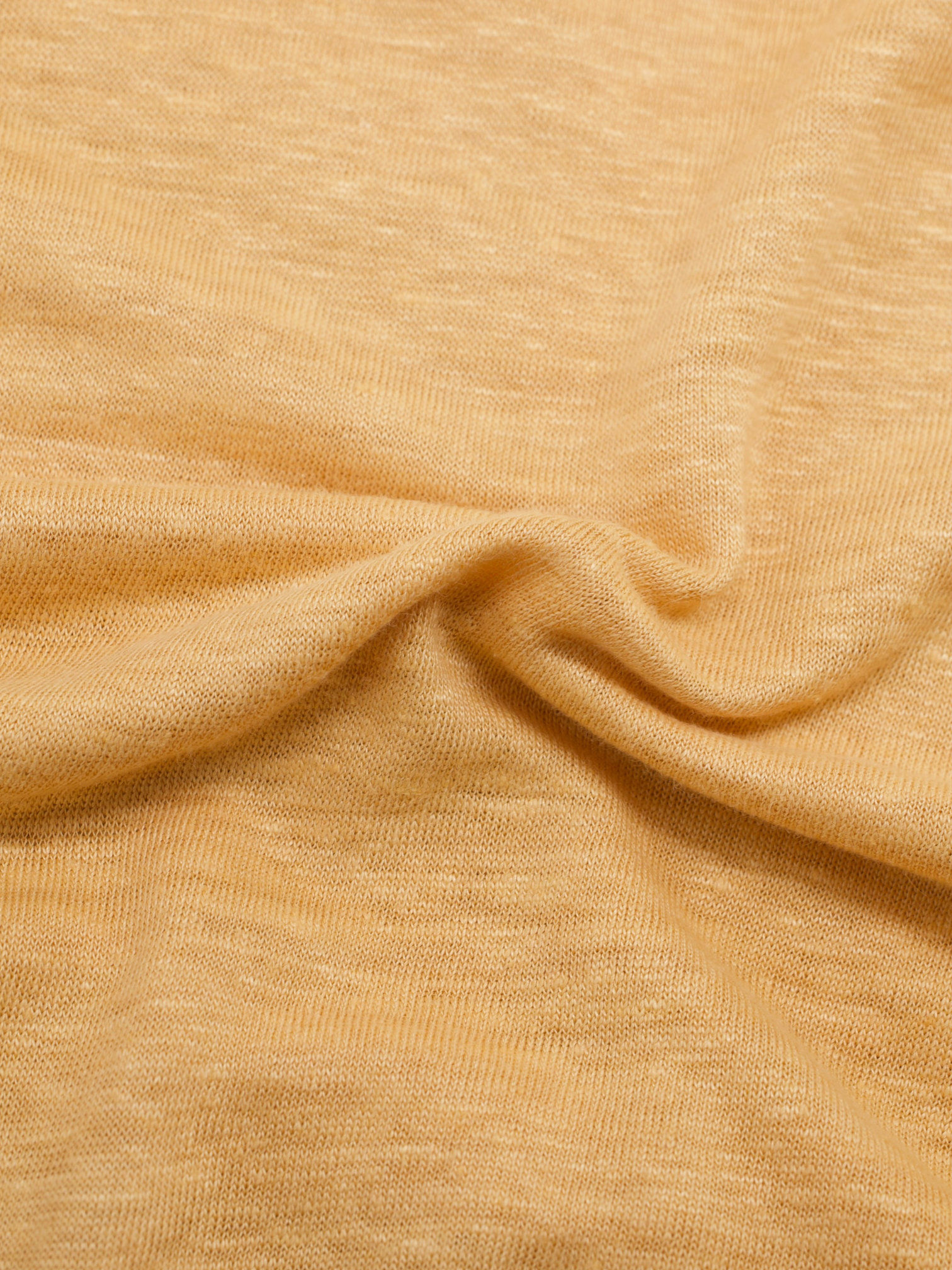 Loro Piana Orange Aloe-Vera Linen "Gargano" Polo