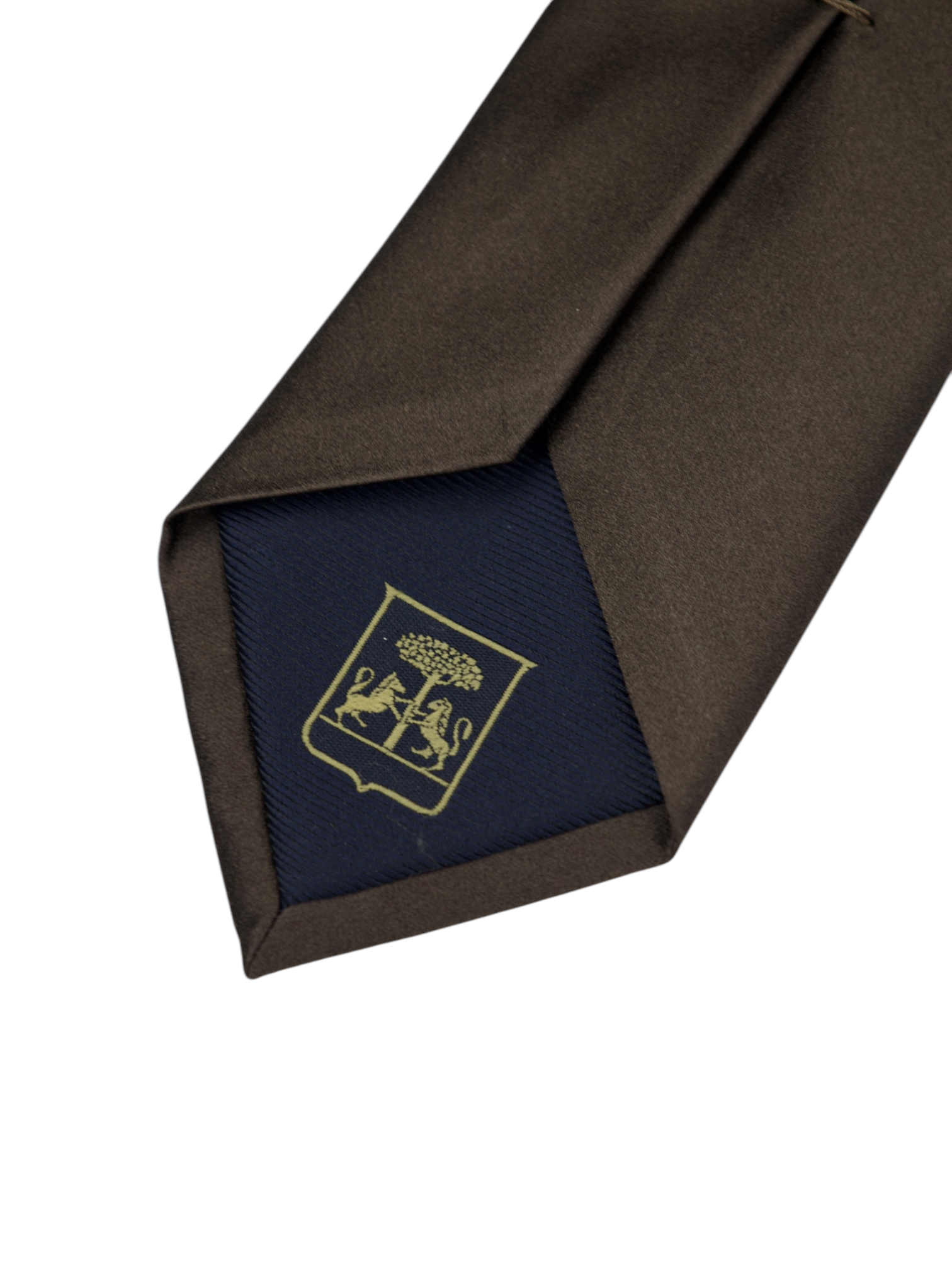 Corneliani Chocolate Brown 3-Fold Silk Tie