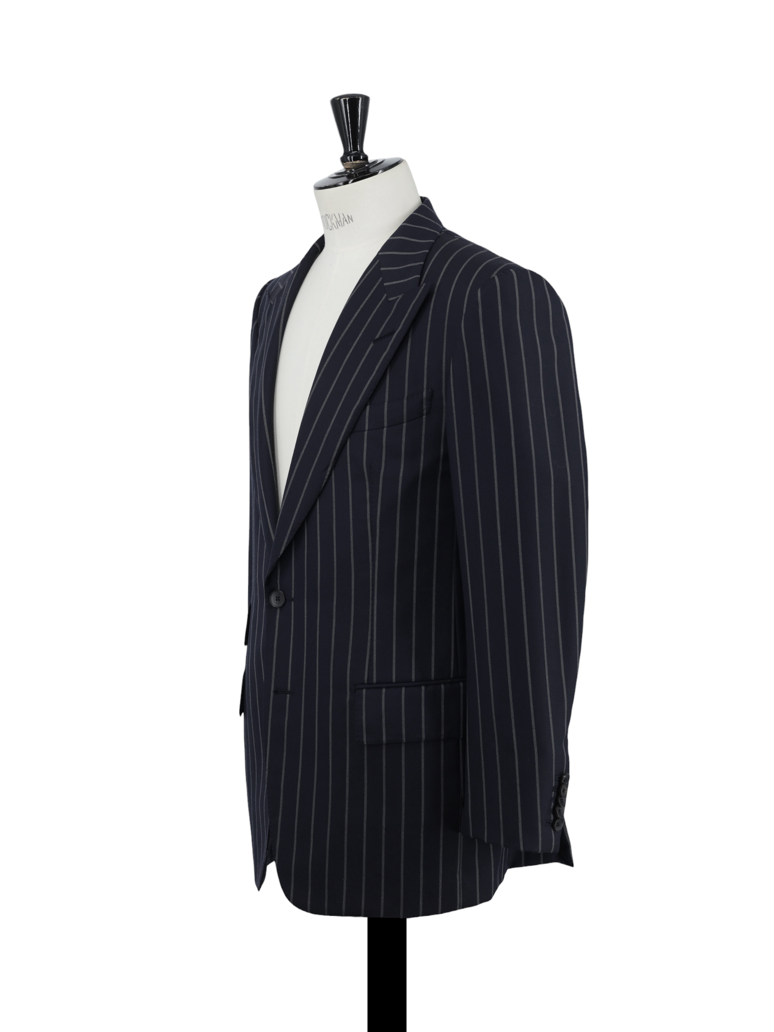Tom Ford Dark Blue Wool & Cashmere Chalkstripe Windsor Suit