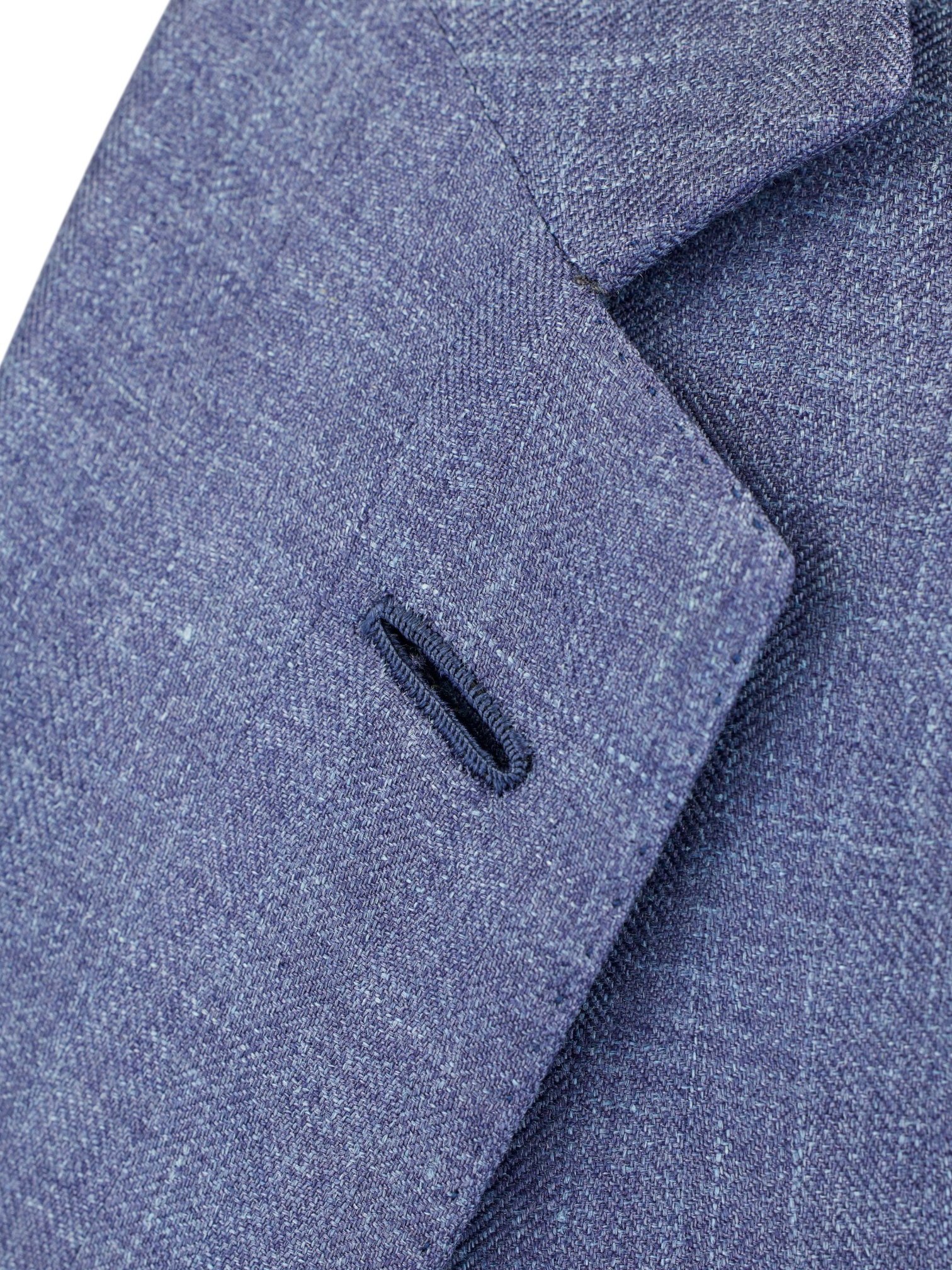 Brioni Light Blue Cashmere, Silk & Linen Herringbone Jacket