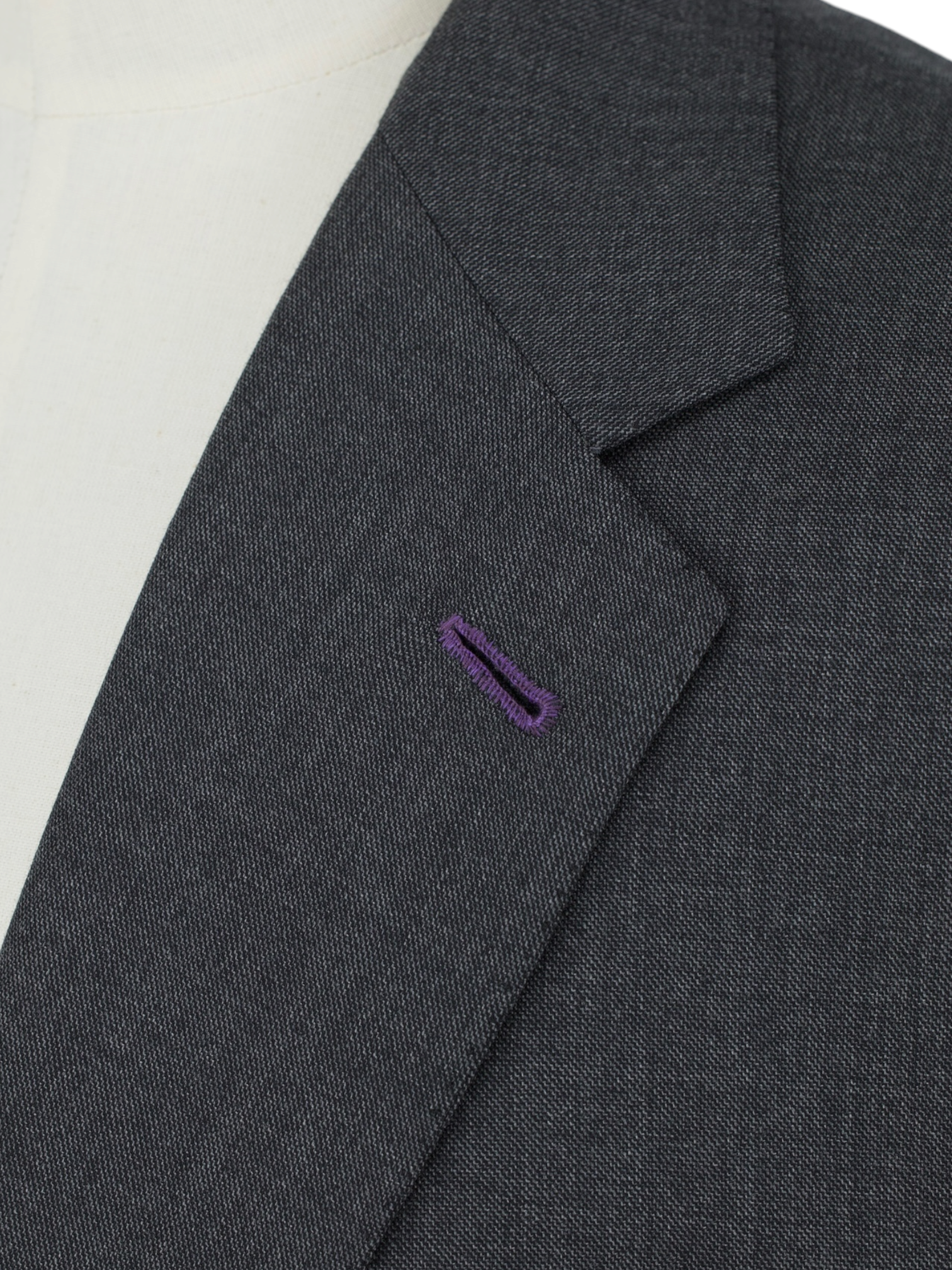 Brioni Grey Pure Wool Sharkskin Parlamento Suit