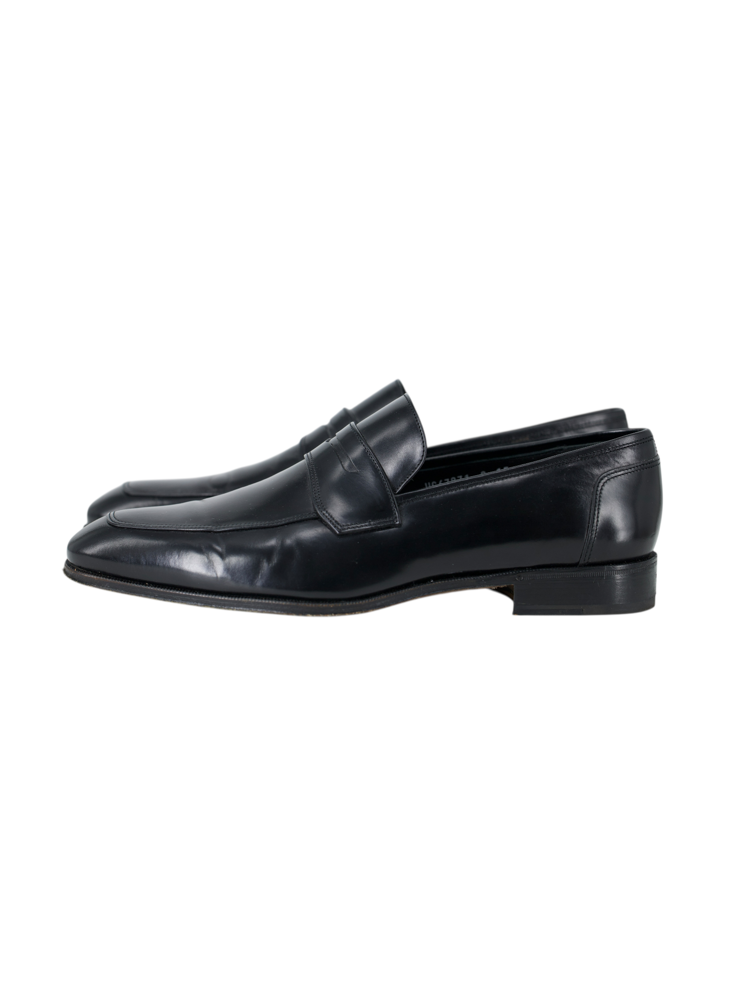 Salvatore Ferragamo Black Calfleather Penny Loafer