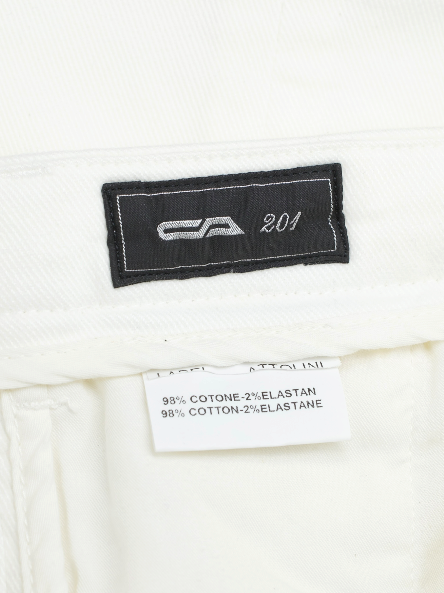 Cesare Attolini White Heavyweight Brushed-Cotton Twill Trousers