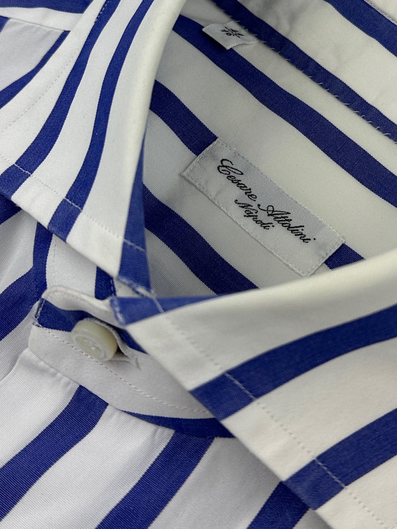 Cesare Attolini Bengal Stripe Cotton Shirt