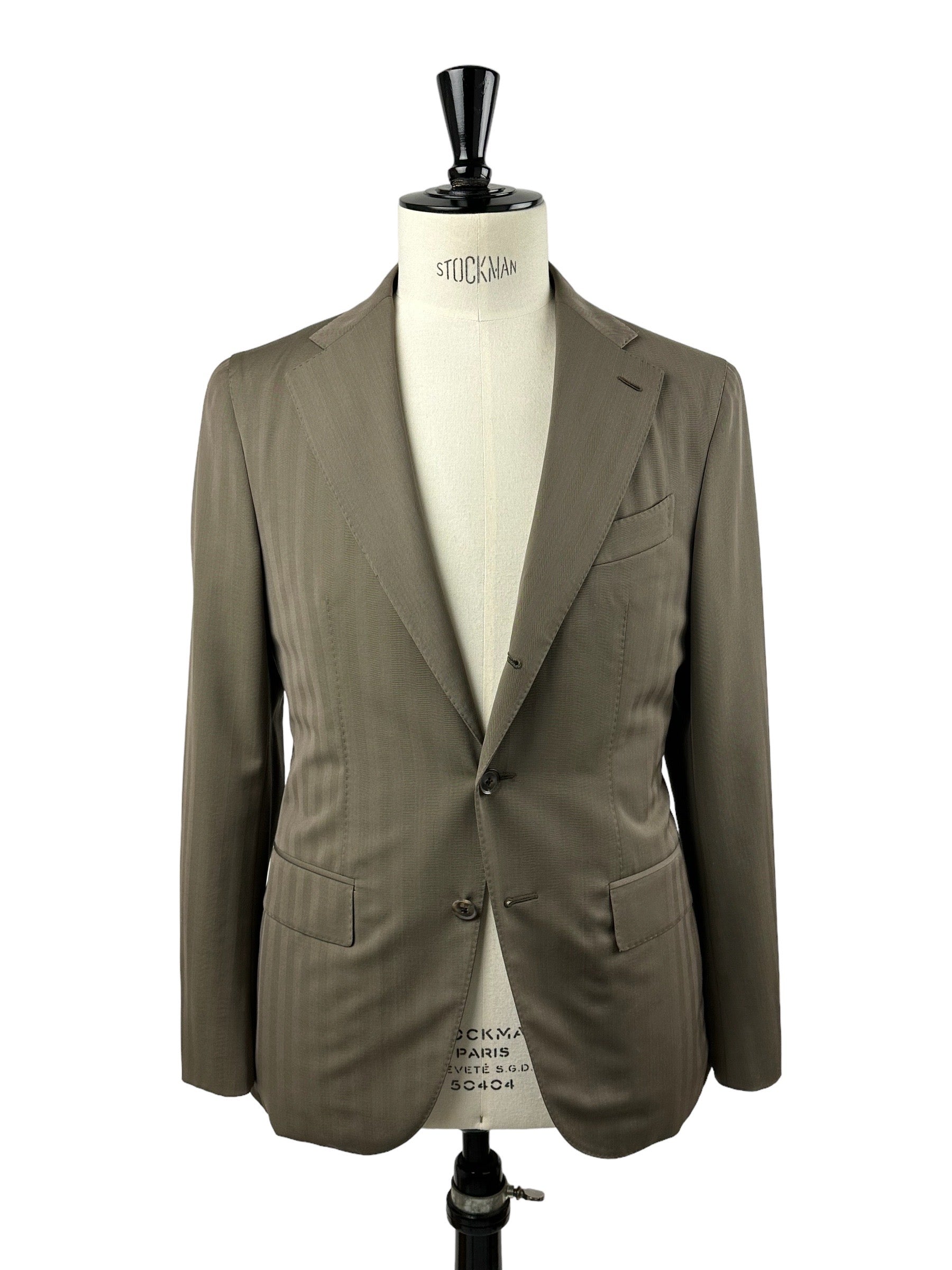 Caruso Olive Green Solaro Suit