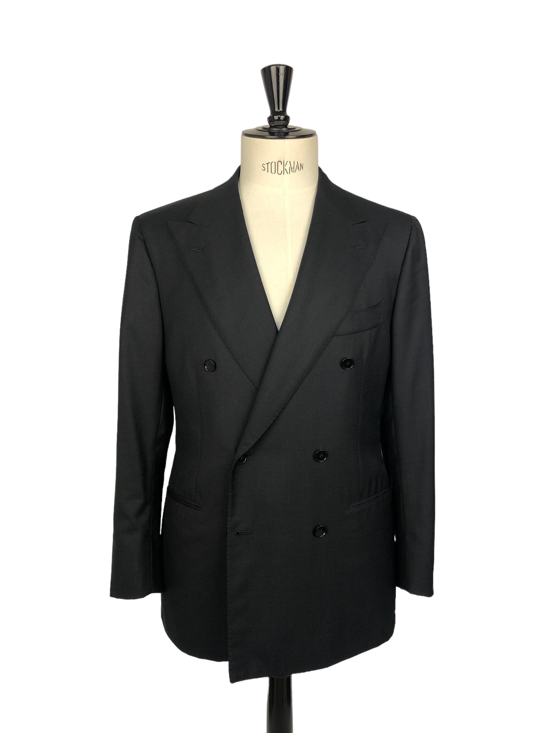 Cesare Attolini Anthracite Double Breasted Jacket