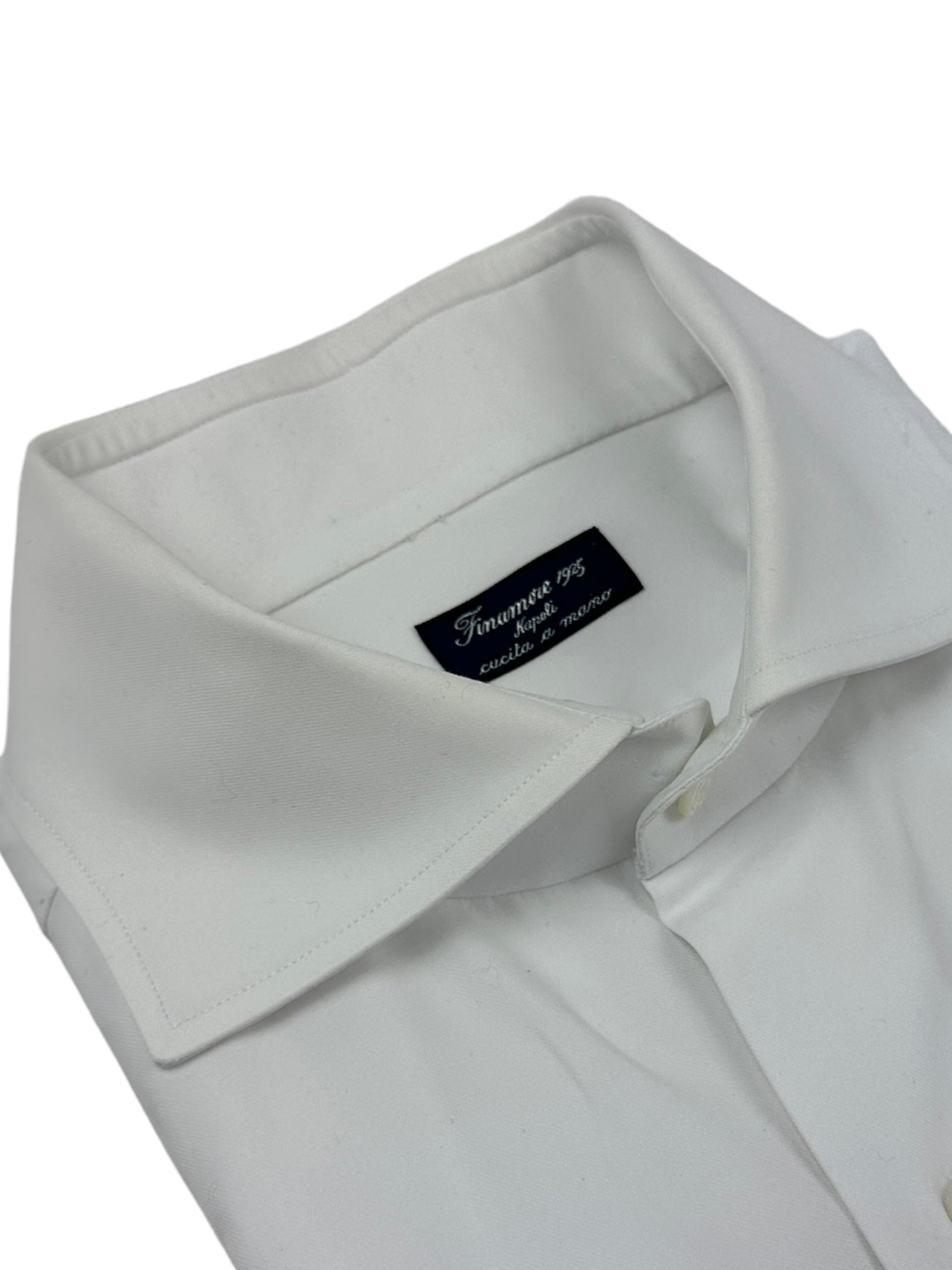 Finamore White French Cuff Shirt