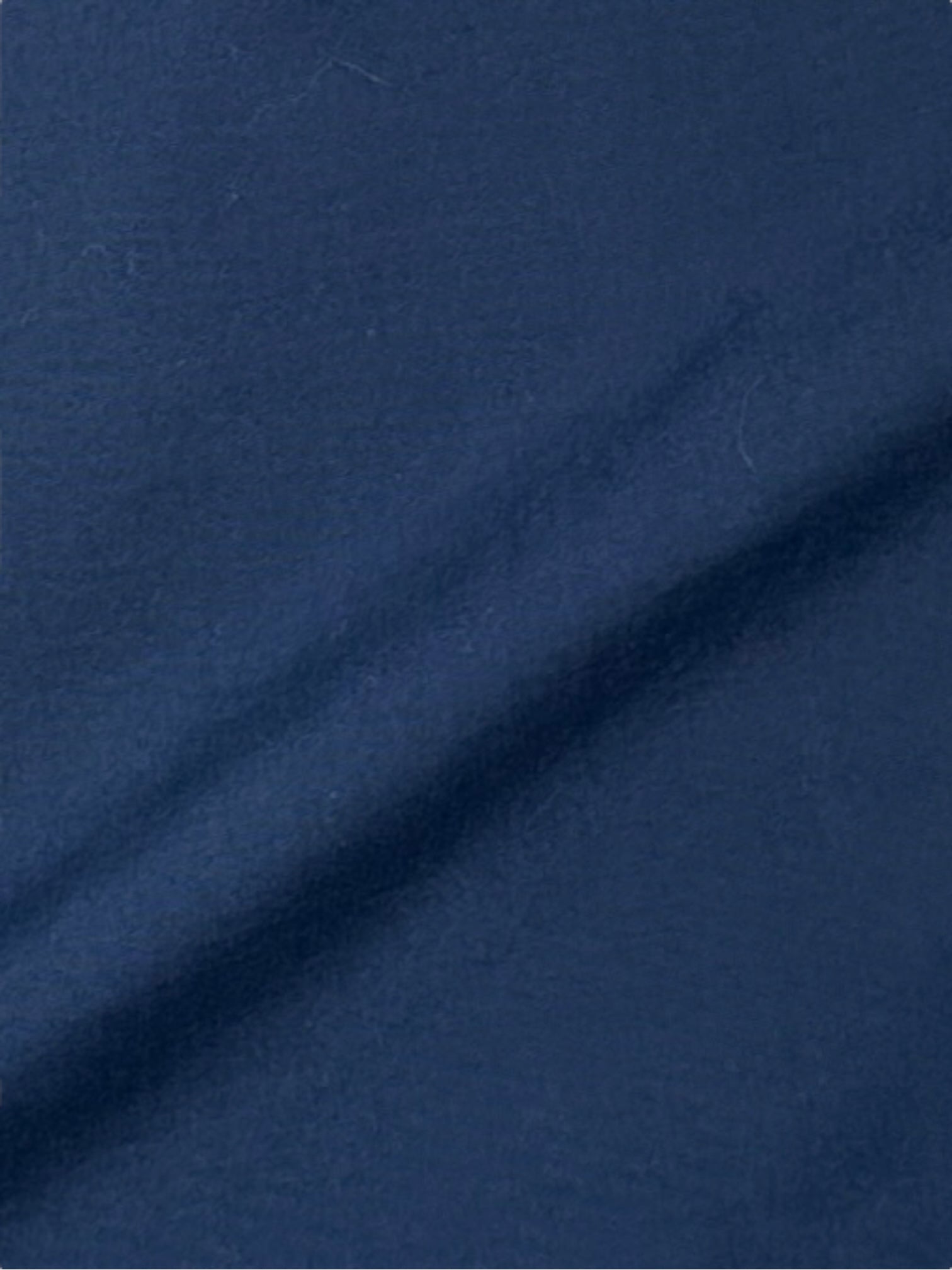Finamore marineblauw katoenen overhemd