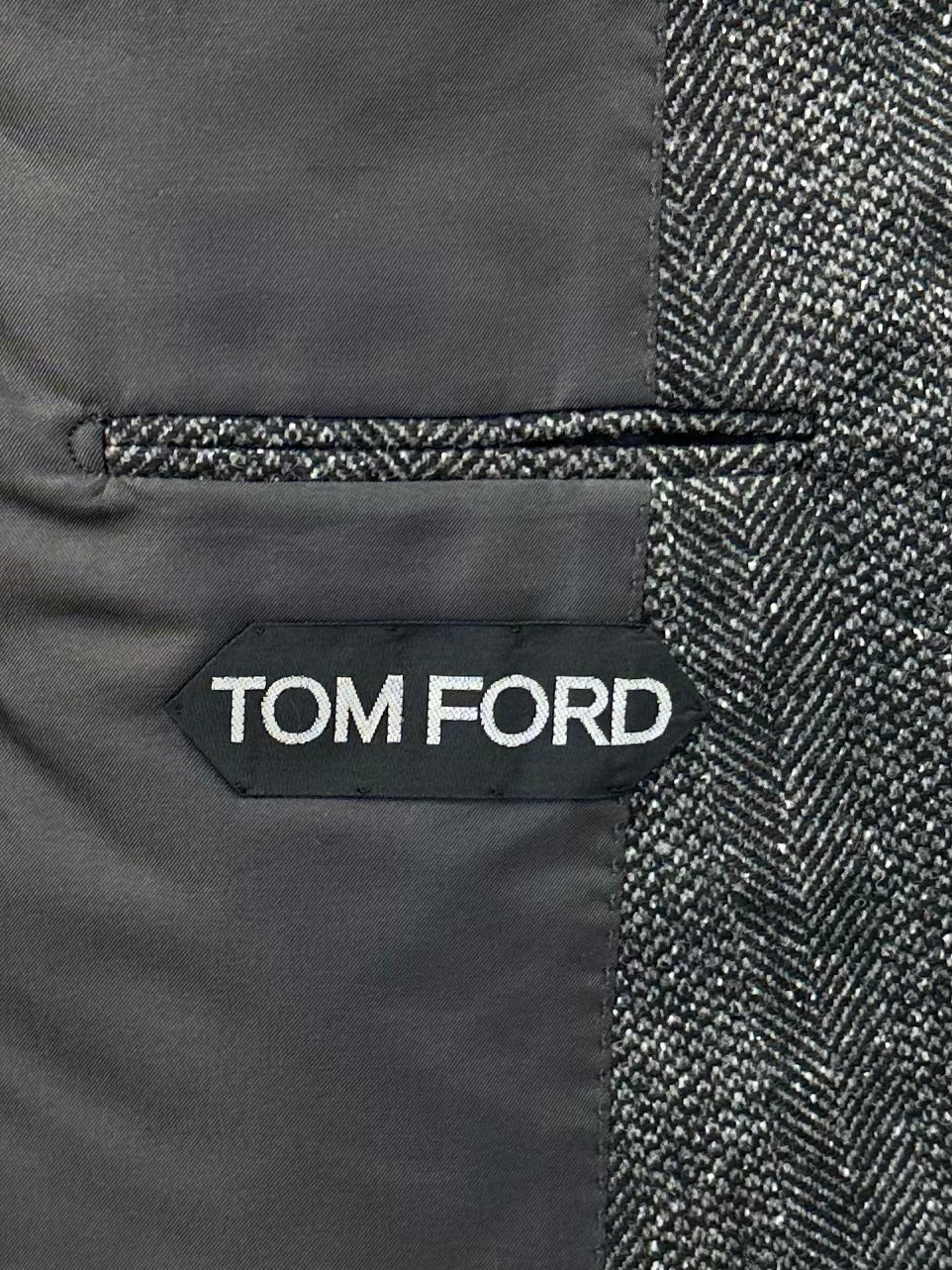 Tom Ford Grey Tweed Hunting Jacket