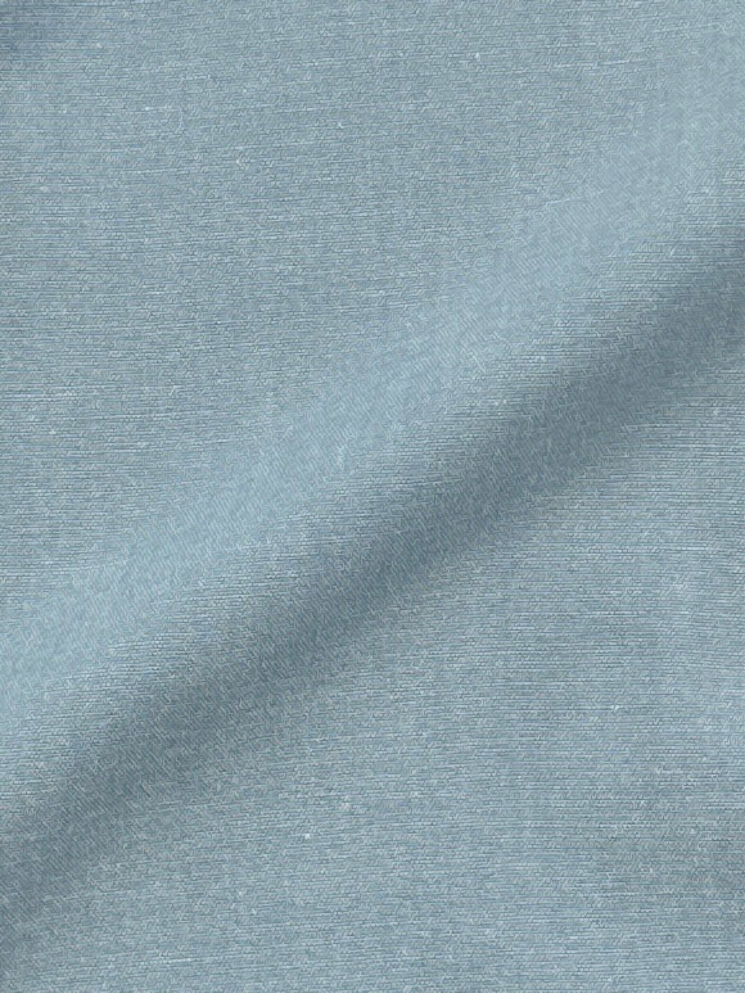 Finamore lichtblauw denim katoenen overhemd