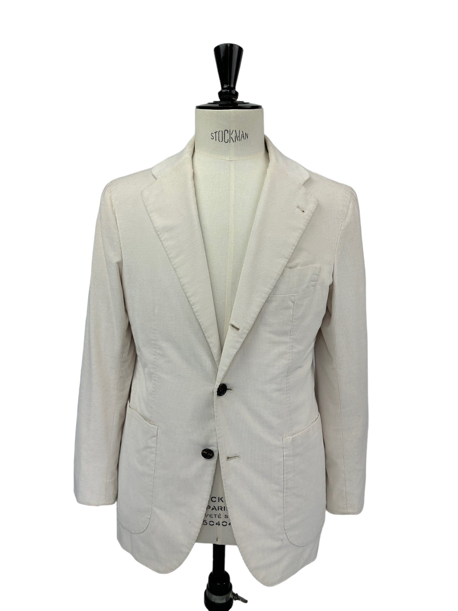 Orazio Luciano Off-White Corduroy Suit