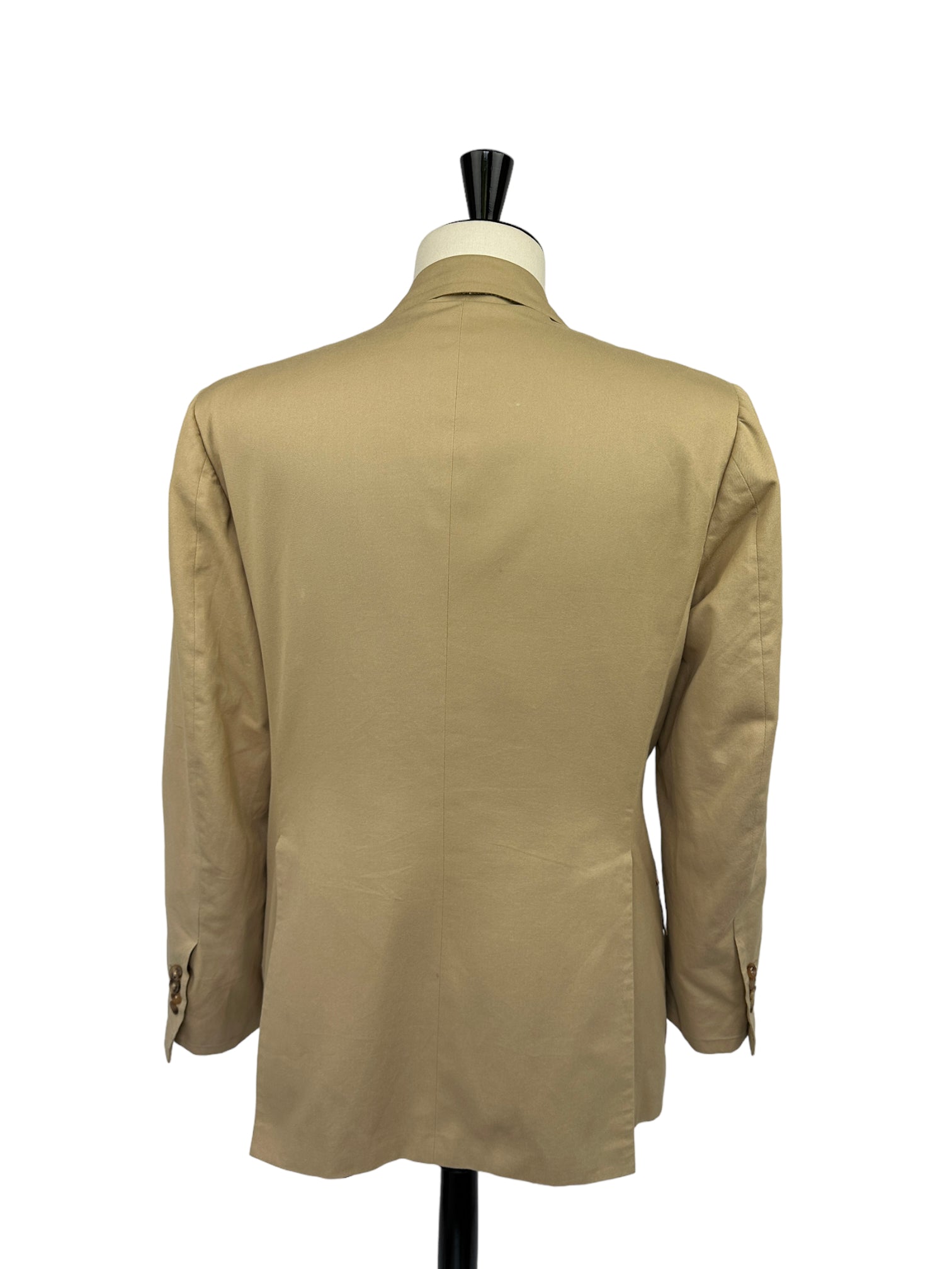 Kiton Beige Safari Style Cotton Jacket