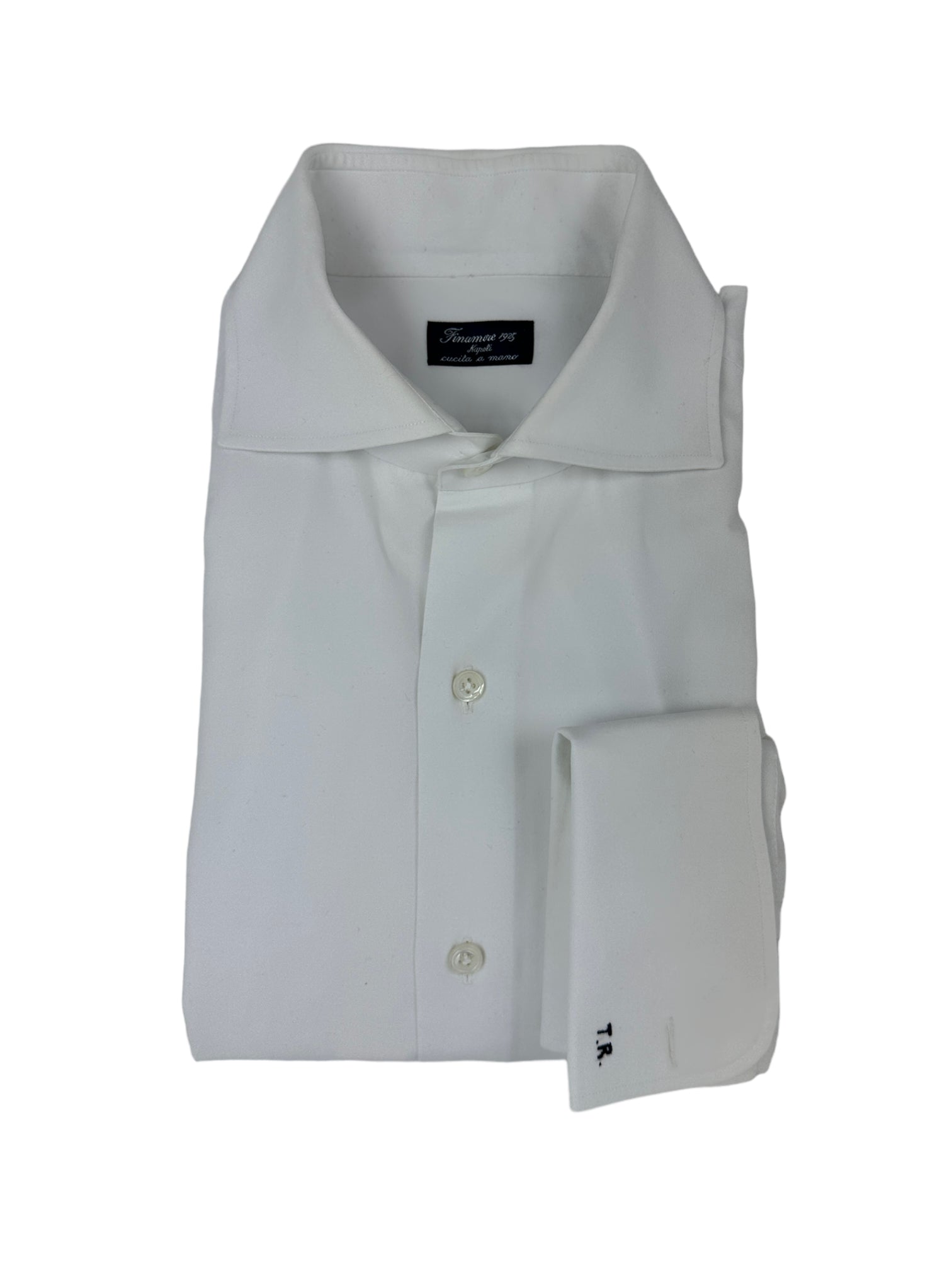 Finamore White French Cuff Shirt