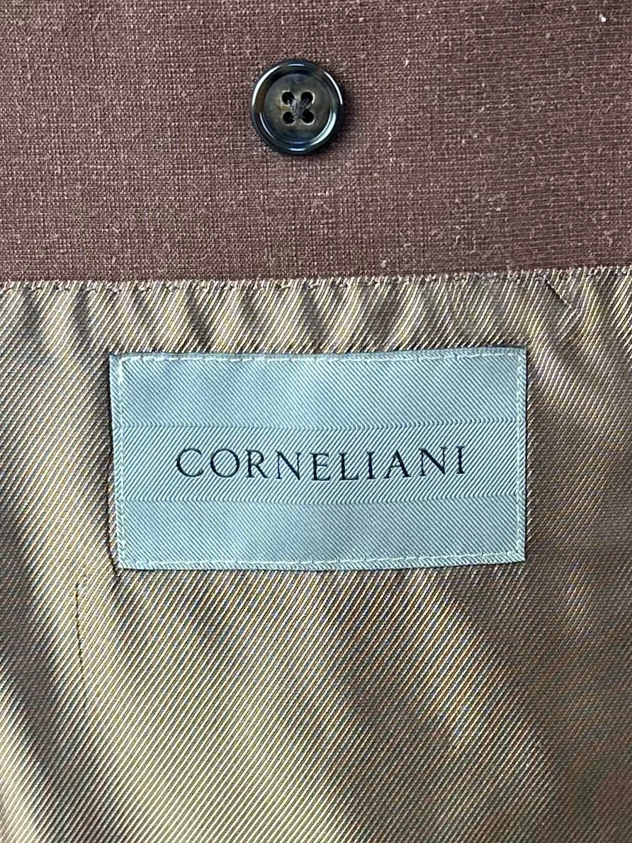 Corneliani Brown Double Breasted Jacket