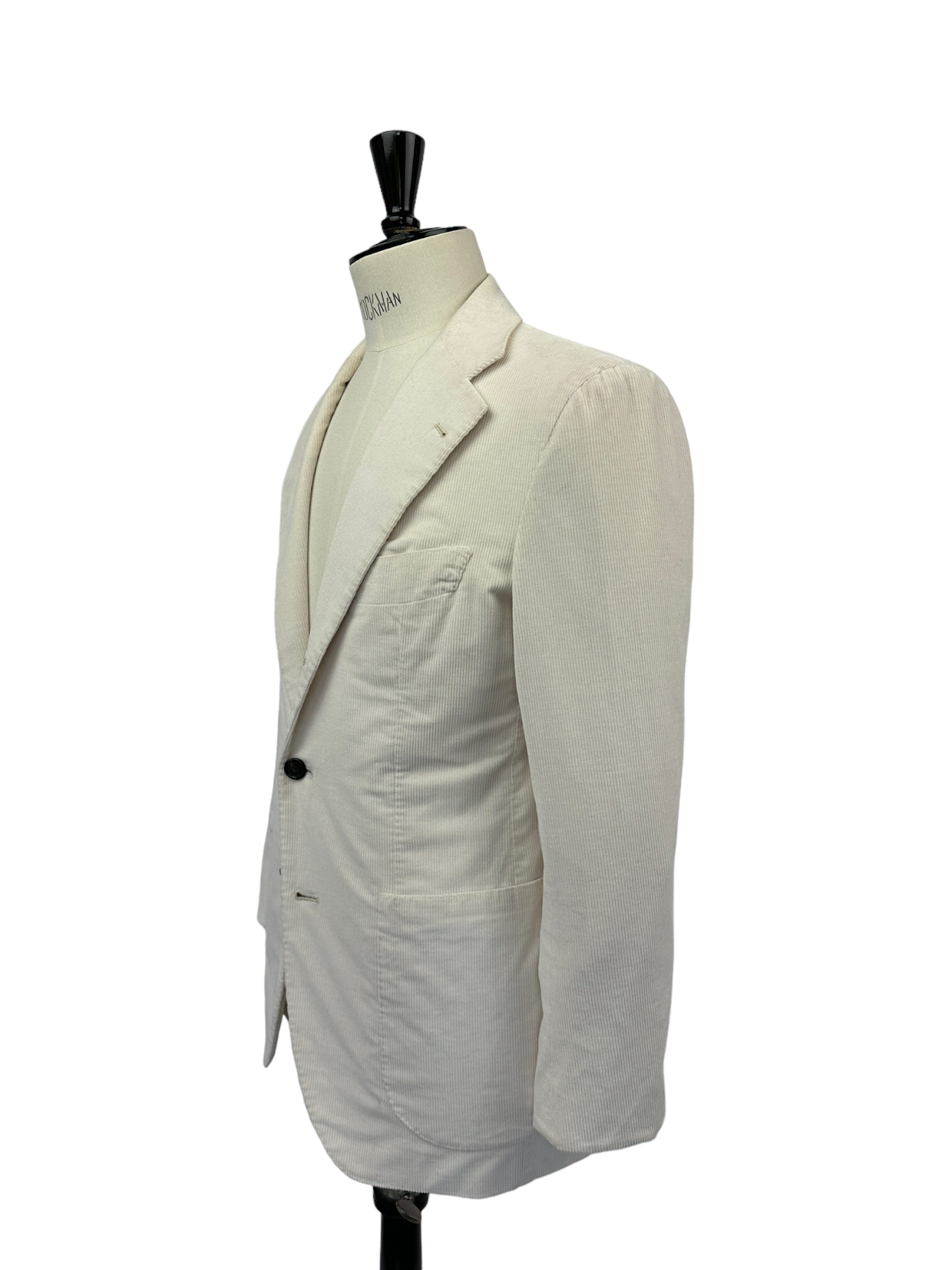 Orazio Luciano Off-White Corduroy Suit