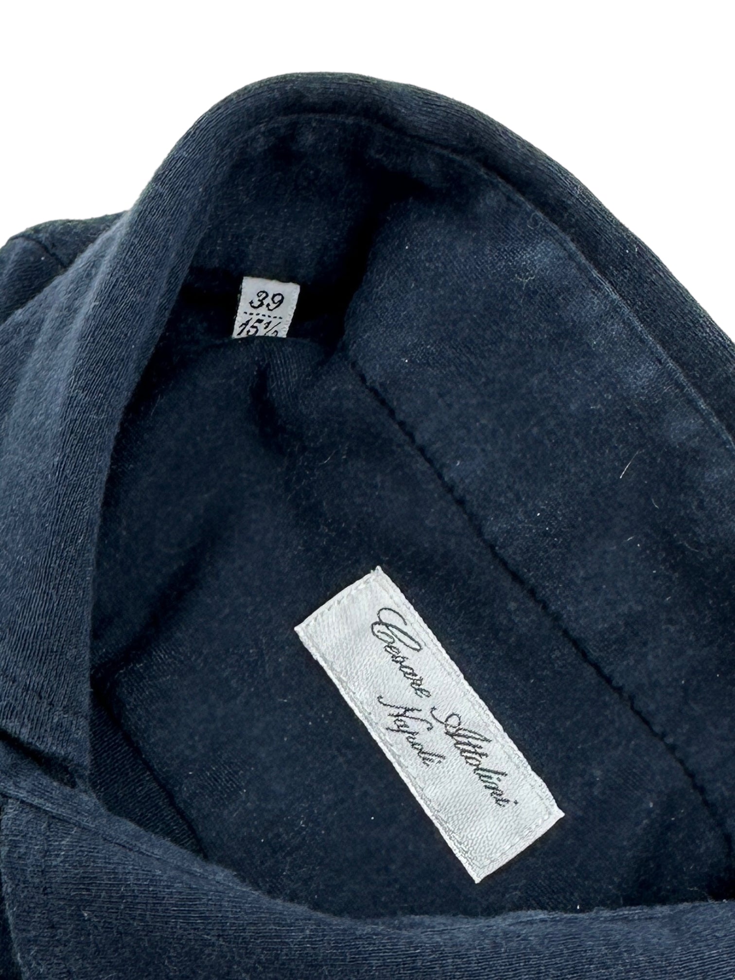 Cesare Attolini Navy Knitted Shirt