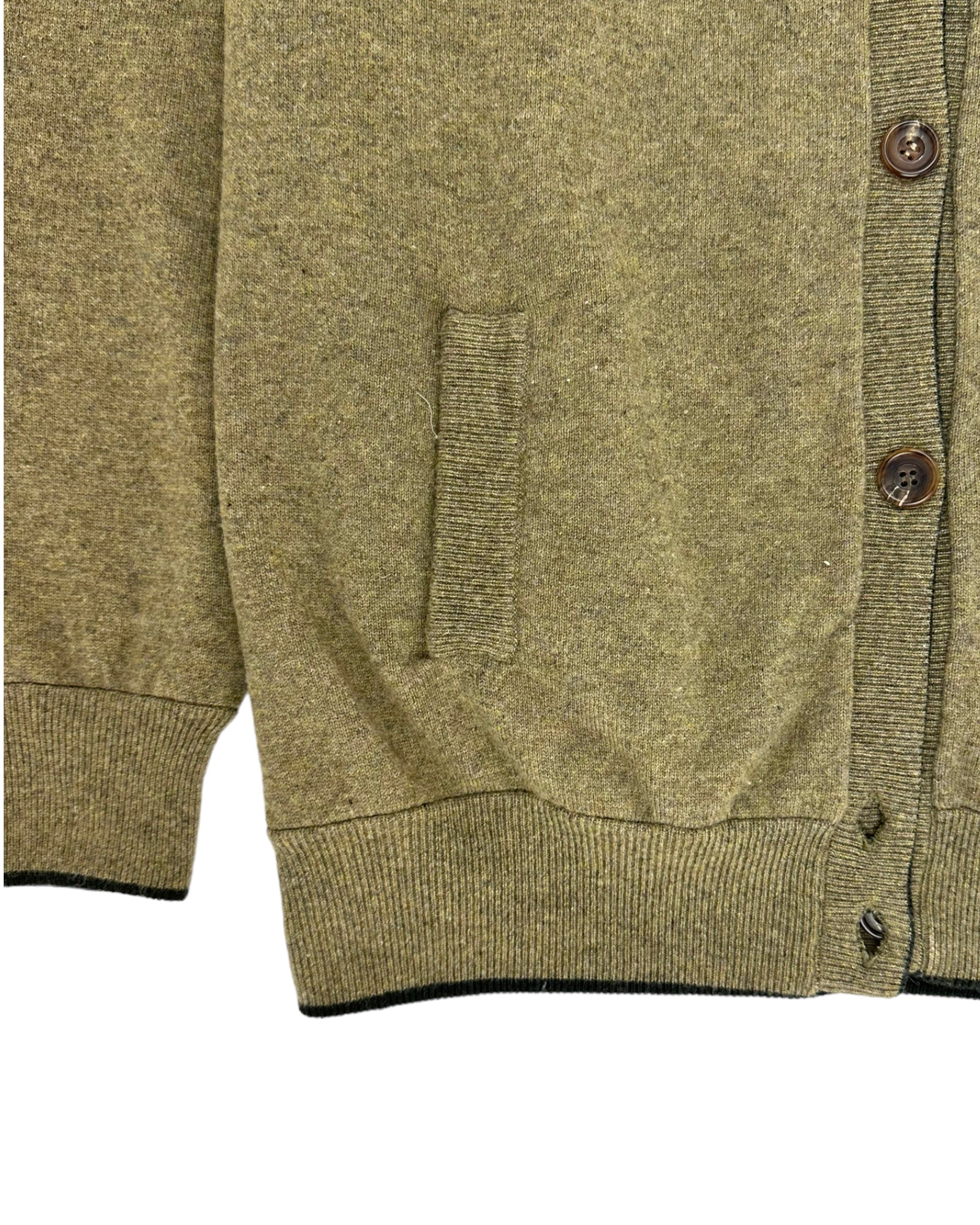 Kiton Green 4-Ply Cashmere Double-Sided Bomber Knit