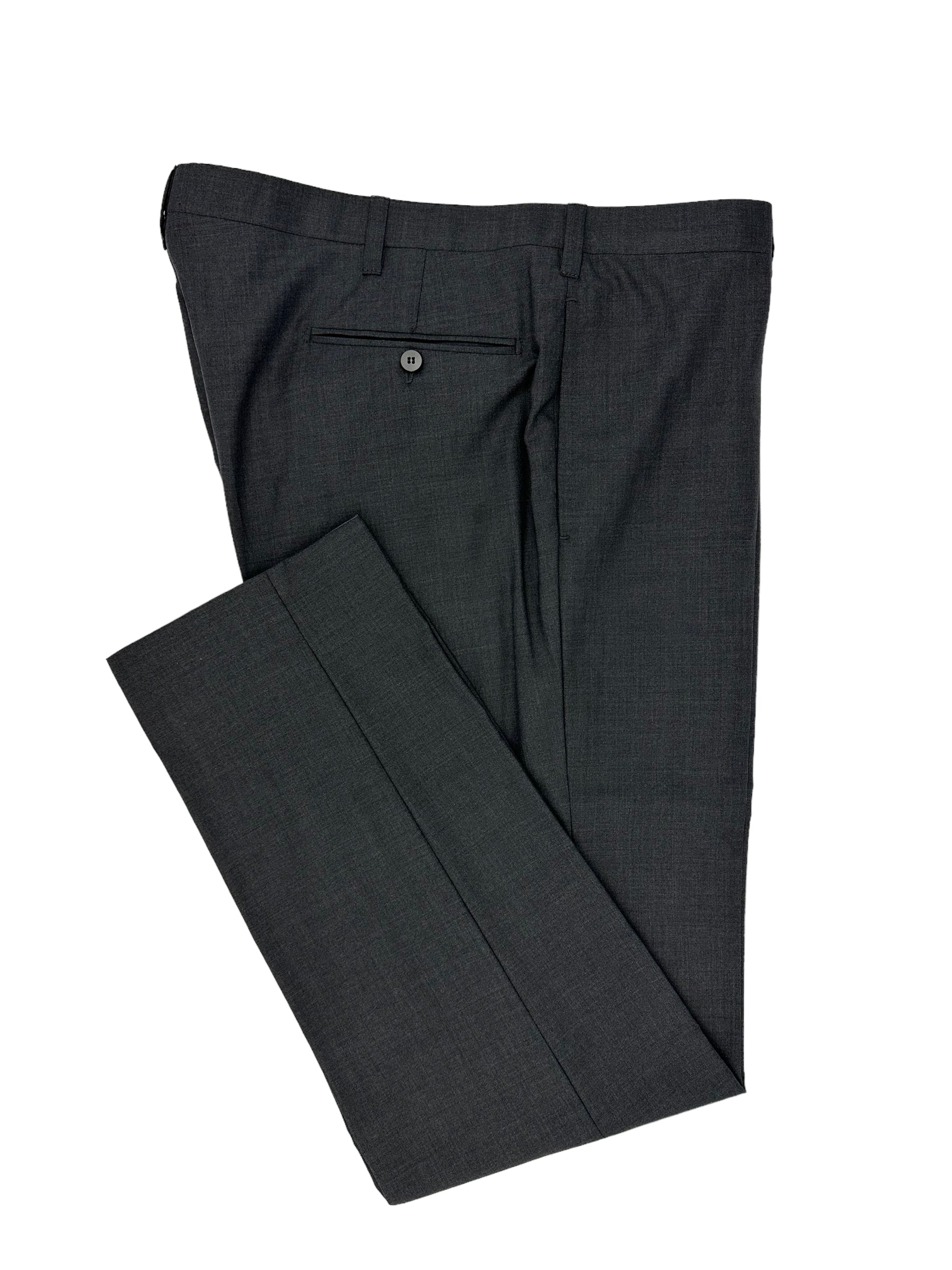 Cesare Attolini Dark Grey Wool & Cashmere Trousers