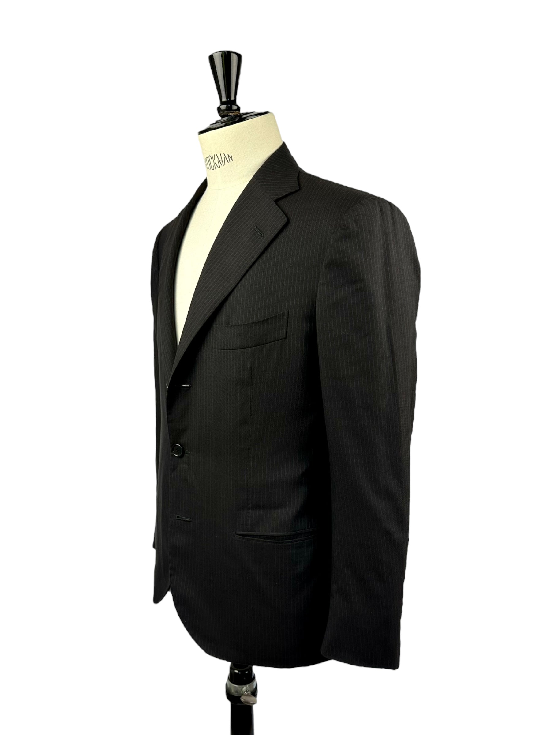 Cesare Attolini Brown Pinstripe Suit